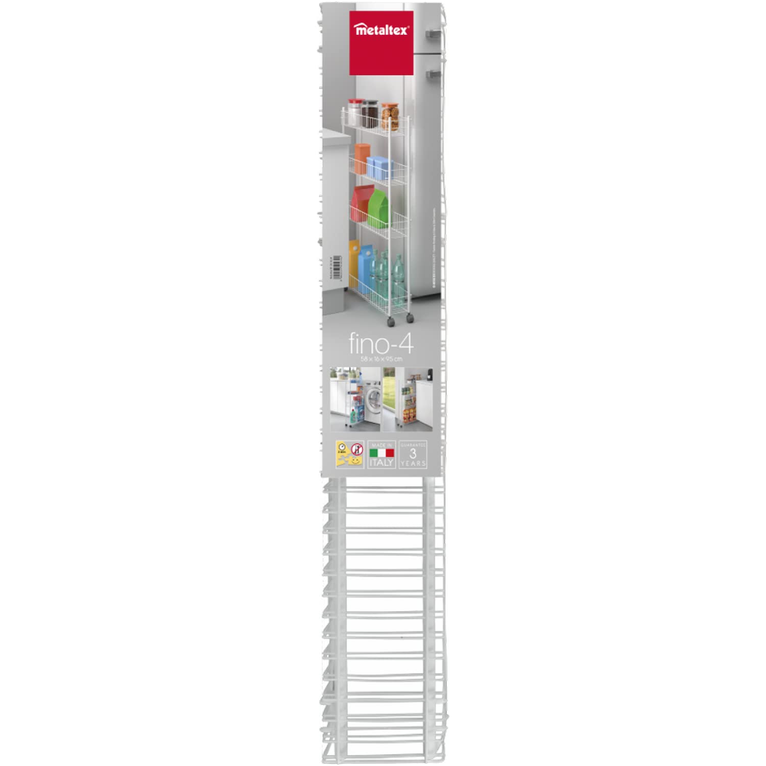 metaltex-resserre-d-montable-extra-fine-fino-4-niveaux-16-cm-de-large image 2