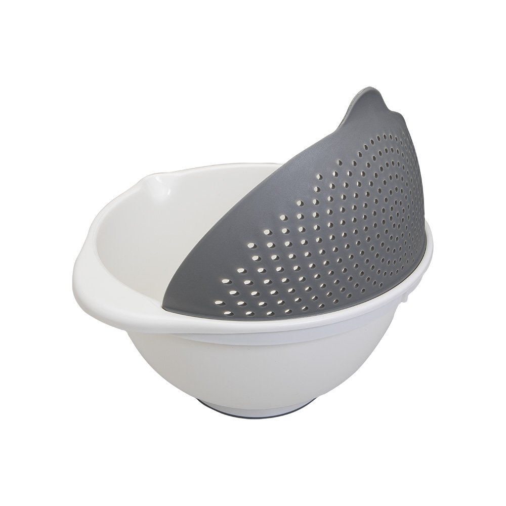 metaltex-bol-2-en-1-avec-passoire-amovible-3-5-l-avec-bec-verseur-et-base-antid- image 3