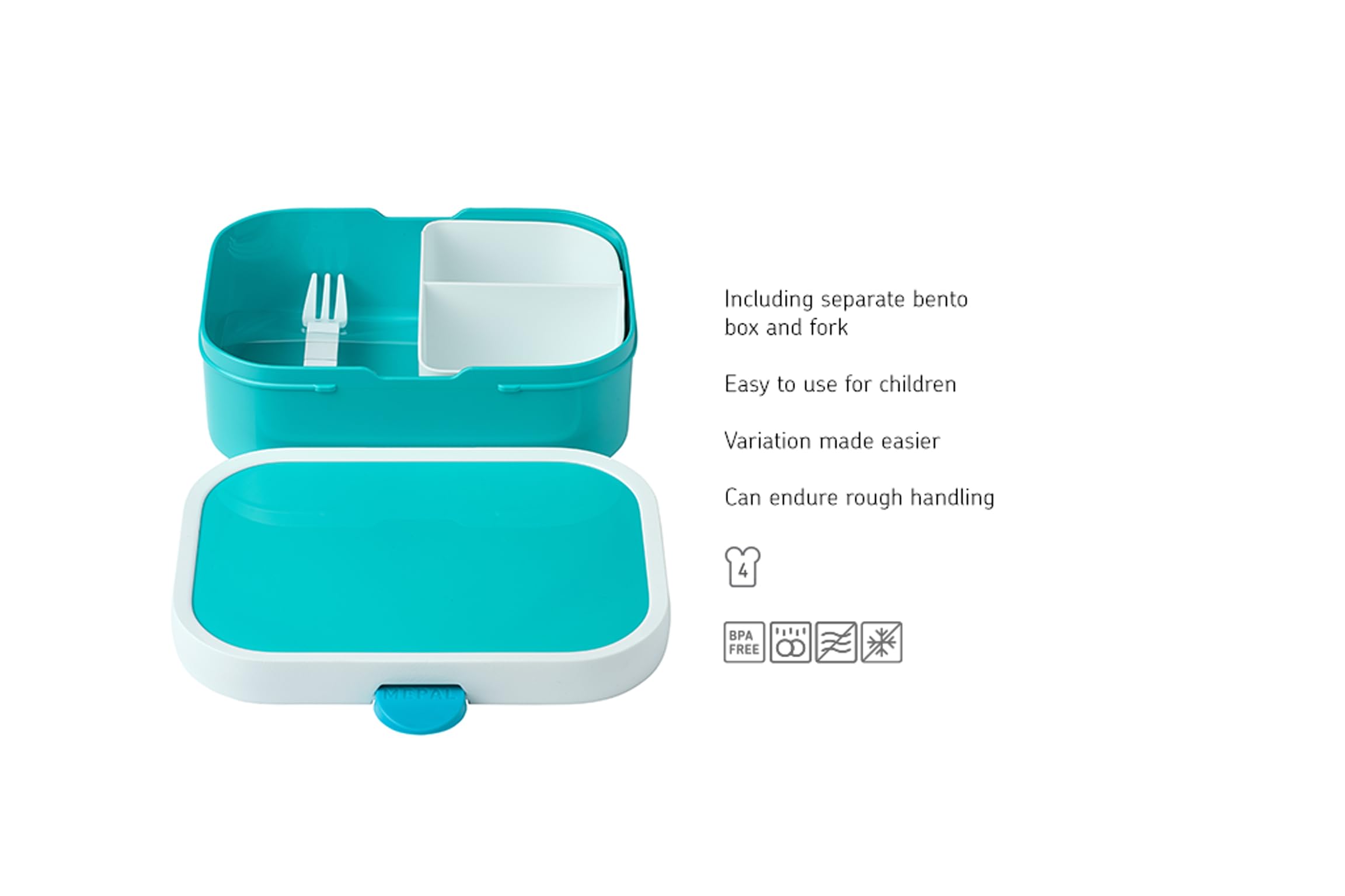 mepal-campus-bo-te-d-jeuner-bento-pour-enfants-avec-fourchette-750-ml-animal-pla image 3