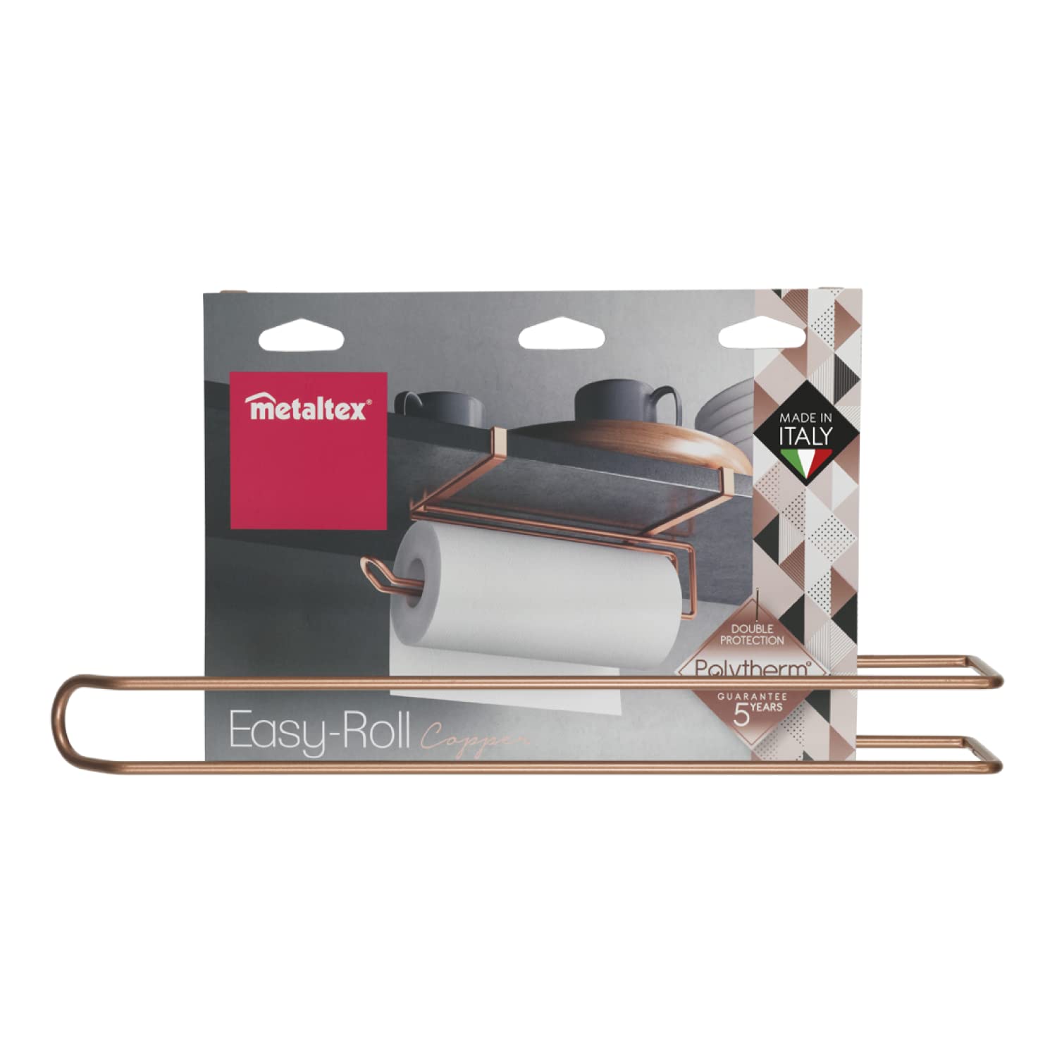 metaltex-porte-essuie-tout-easy-roll-sans-per-age-sous-meuble-polytherm-made-in- image 2