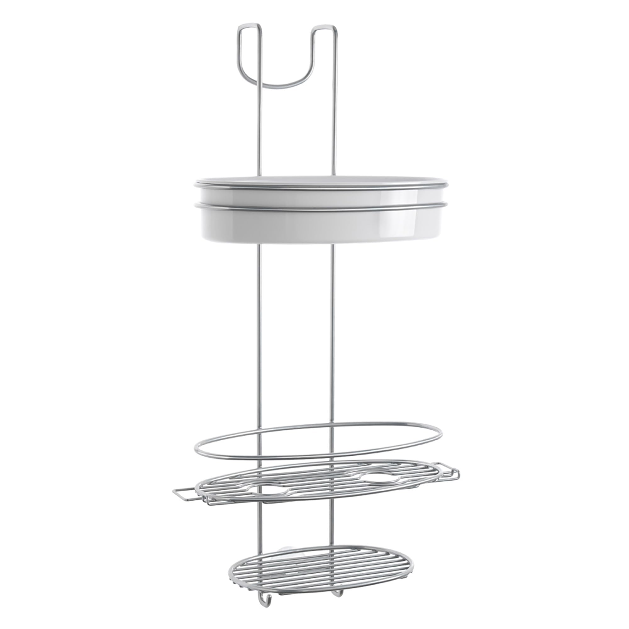 metaltex-orbit-valet-de-douche-3-niveaux-en-acier-inoxydable-chrom-29-x-13-x-58- image 1