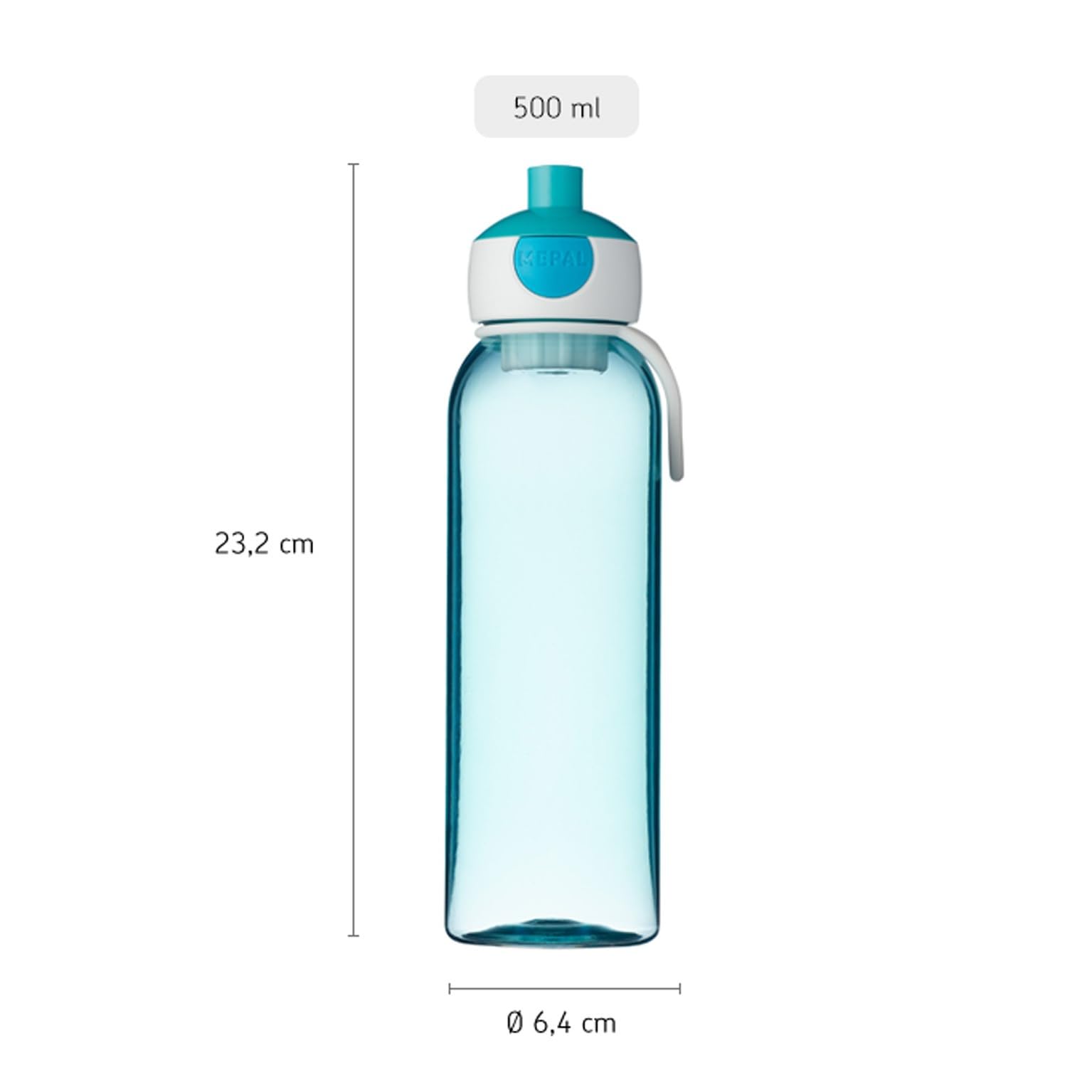 mepal-campus-bouteille-pop-up-500-ml-green image 3