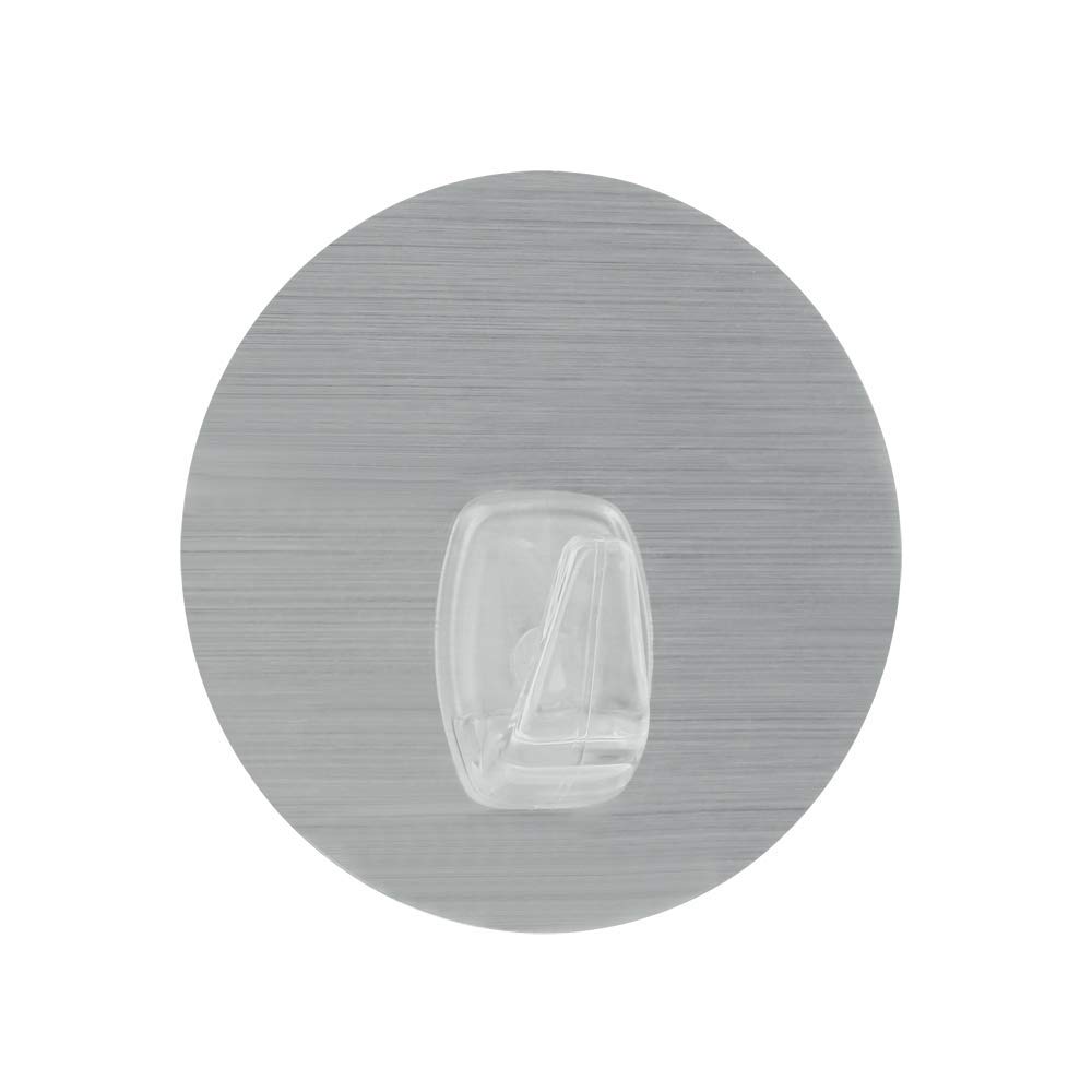 metaltex-crochet-statique-sans-colle-u-fix-plastique-caoutchouc-argent-8-5-cm image 1