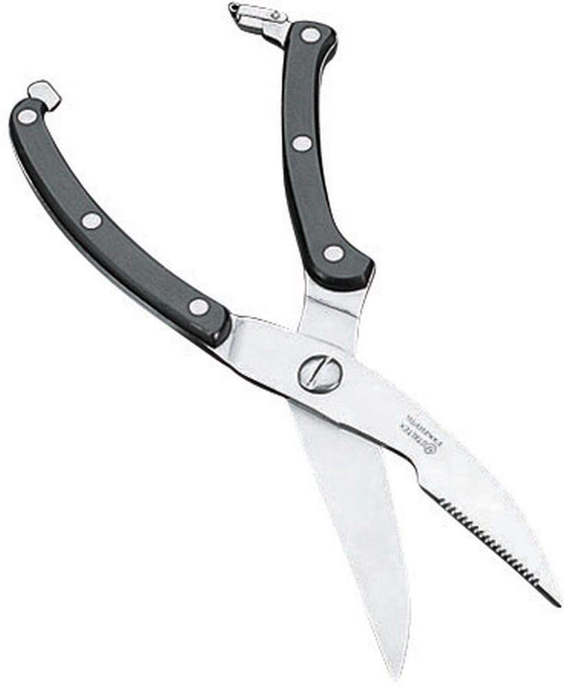metaltex-professional-cisaille-volaille-25-cm-lame-inox-manche-bak-lite-3-rivets image 3