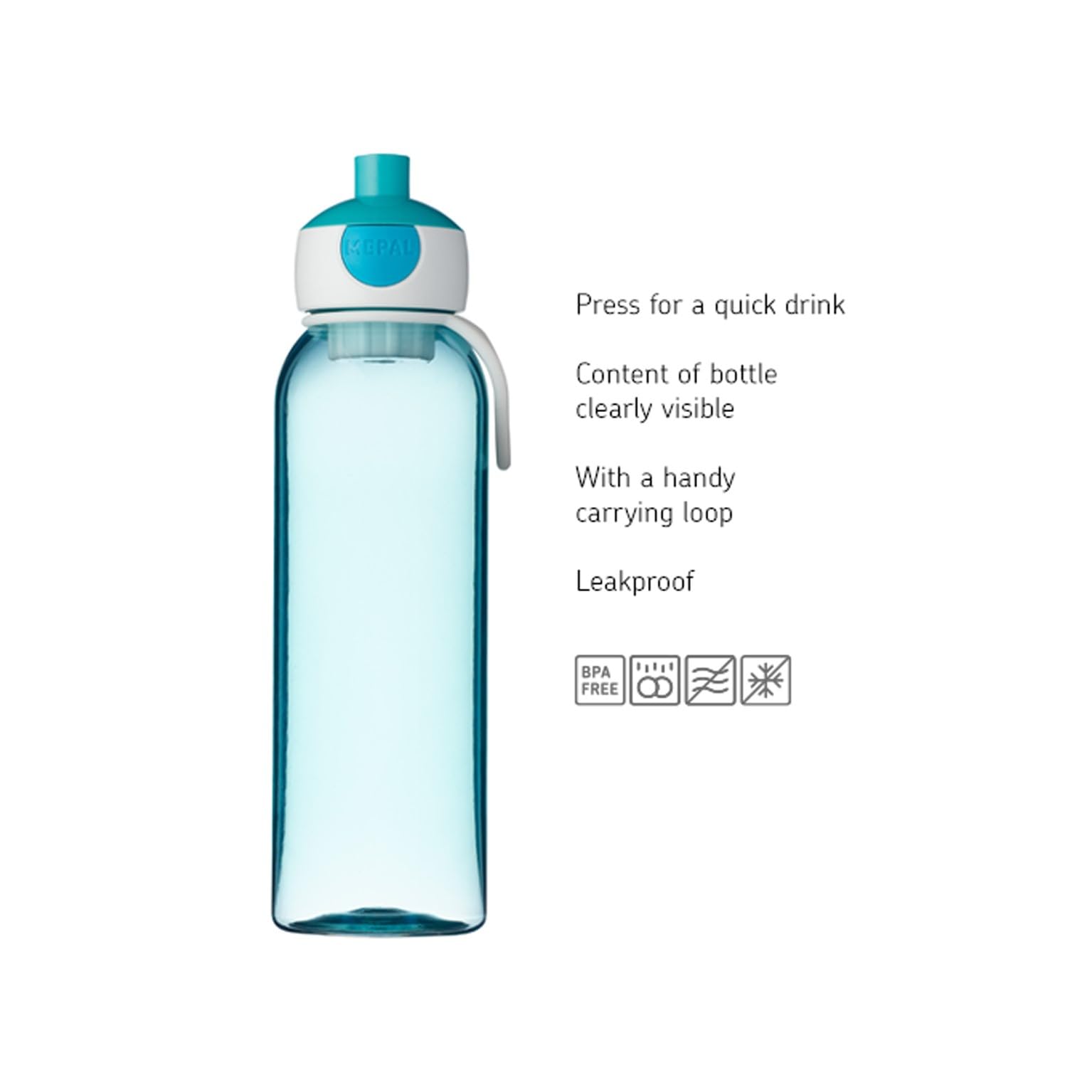 mepal-campus-bouteille-pop-up-500-ml-green image 2