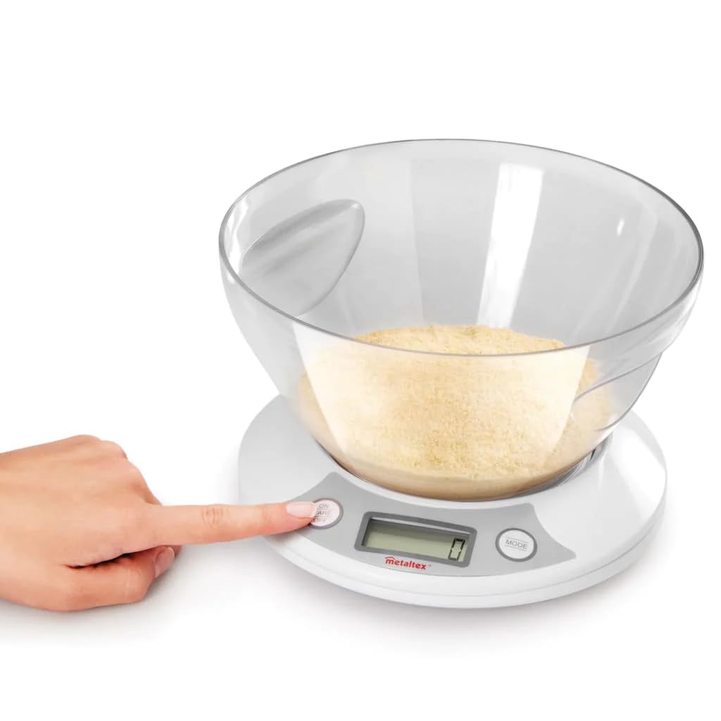 metaltex-balance-de-cuisine-digitale-avec-bol-amovible-5-kg-2-5-l image 4