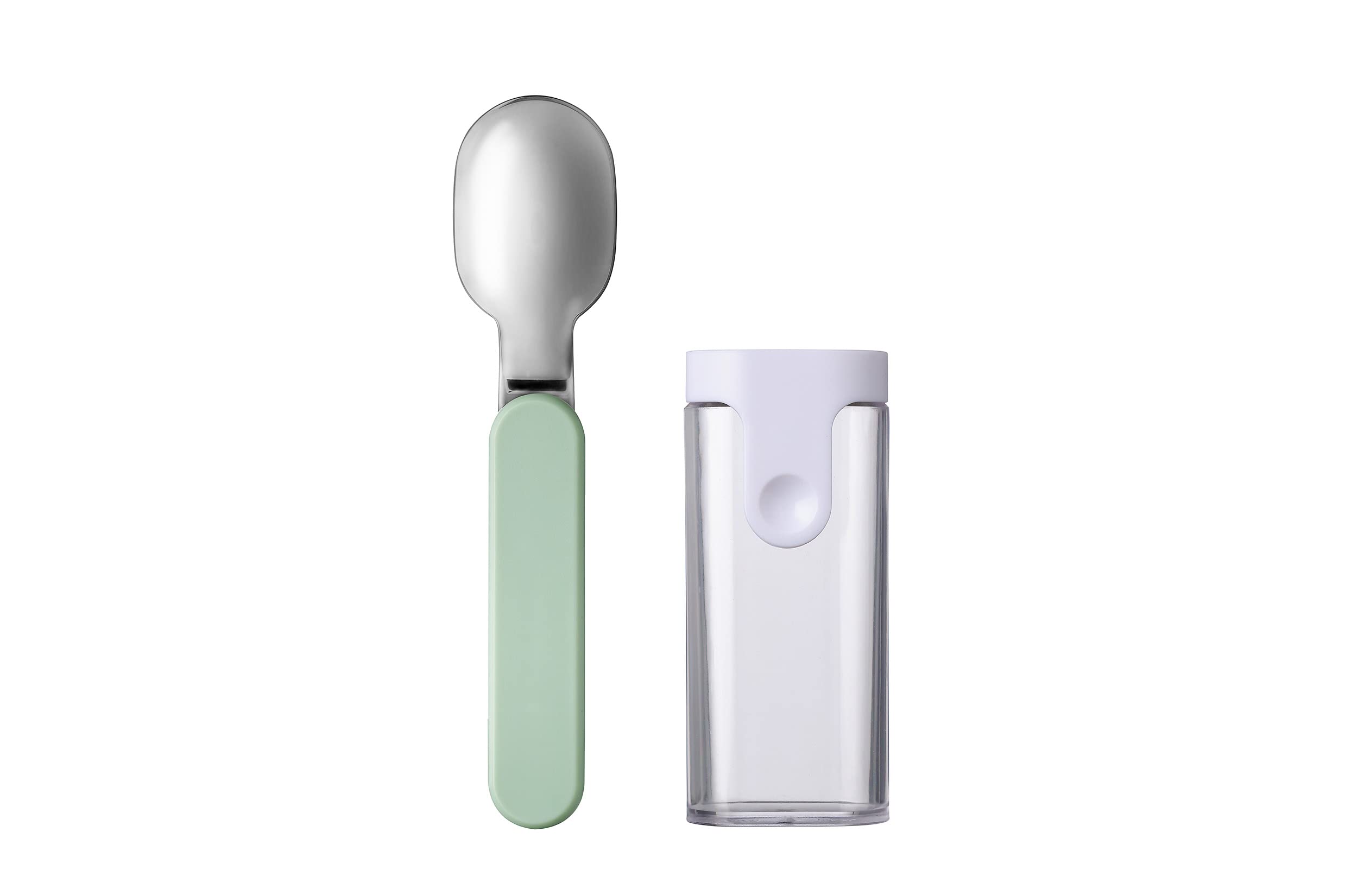 mepal-ellipse-cuill-re-pliante-en-acier-inoxydable-nordic-sage image 1