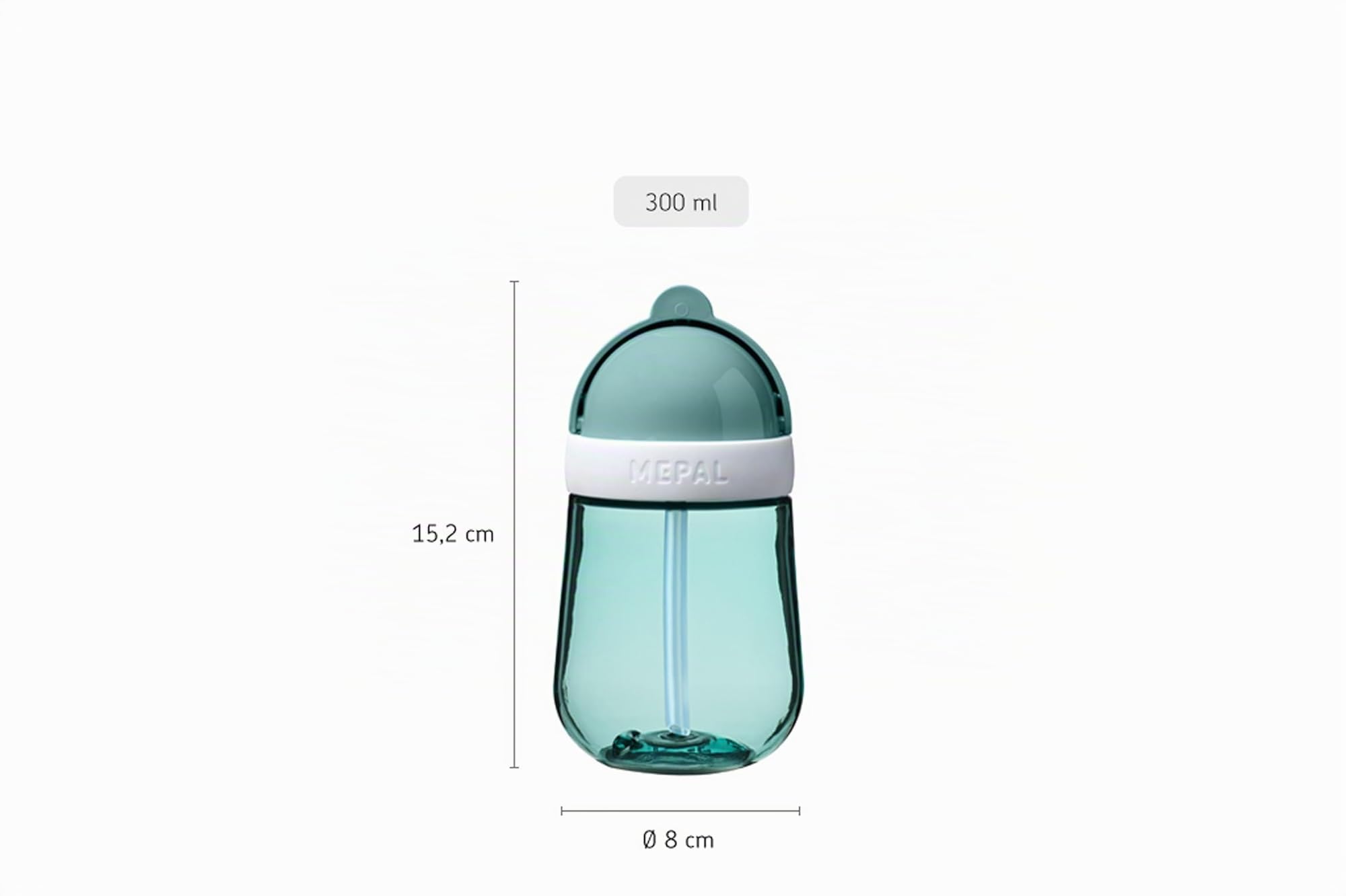 mepal-gobelet-paille-mio-pour-b-b-300-ml-deep-turquoise-tanche-et-sans-bpa image 3