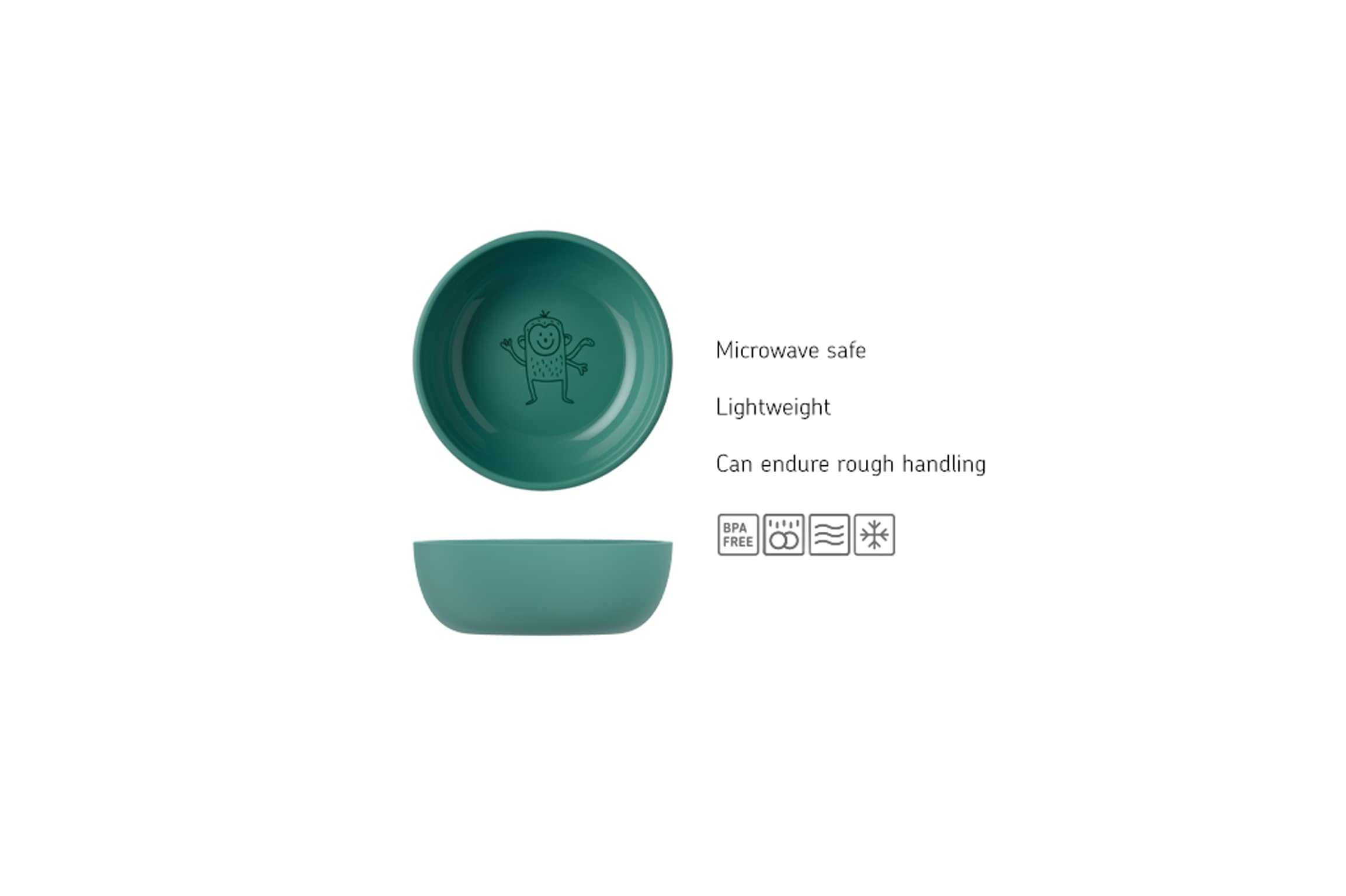 mepal-mio-bol-enfant-300-ml-miffy-explore-micro-ondes-et-lave-vaisselle image 2