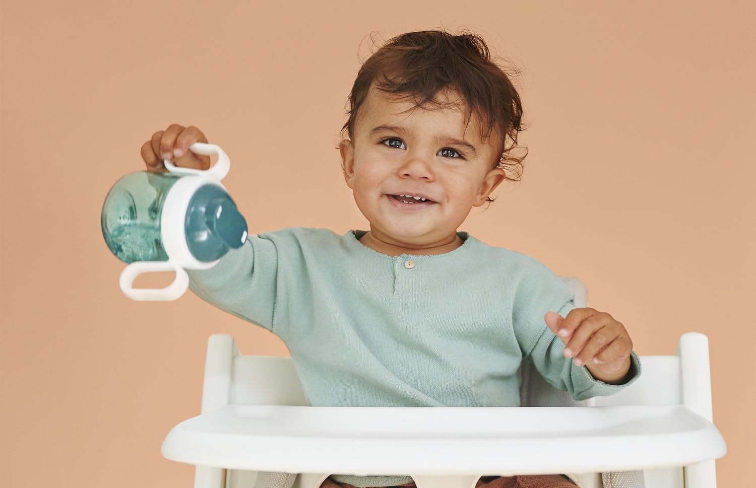 mepal-gourde-anti-fuite-enfant-mio-200-ml-tasse-bec-double-deep-turquoise image 3