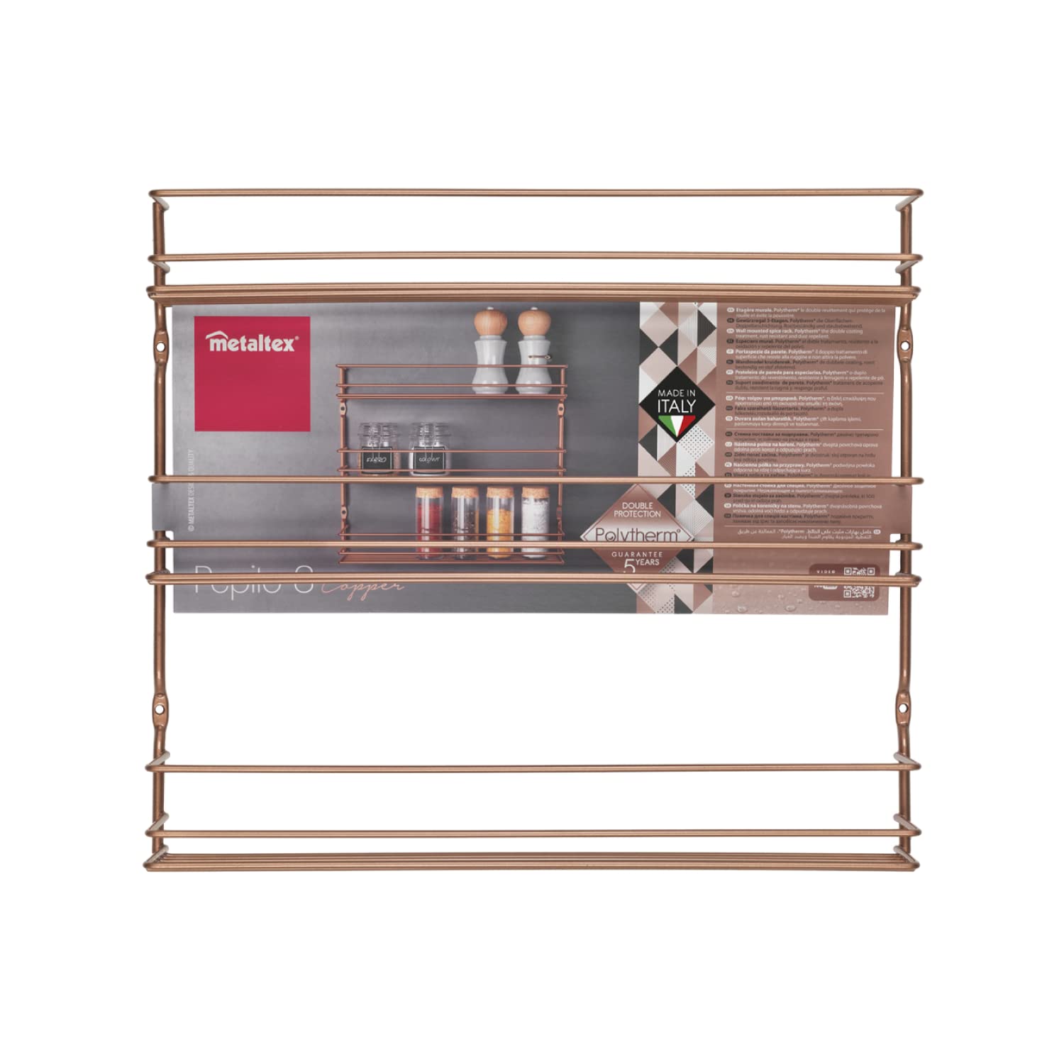metaltex-porte-pices-3-niveaux-finition-cuivre-36-x-8-x-32-cm image 2