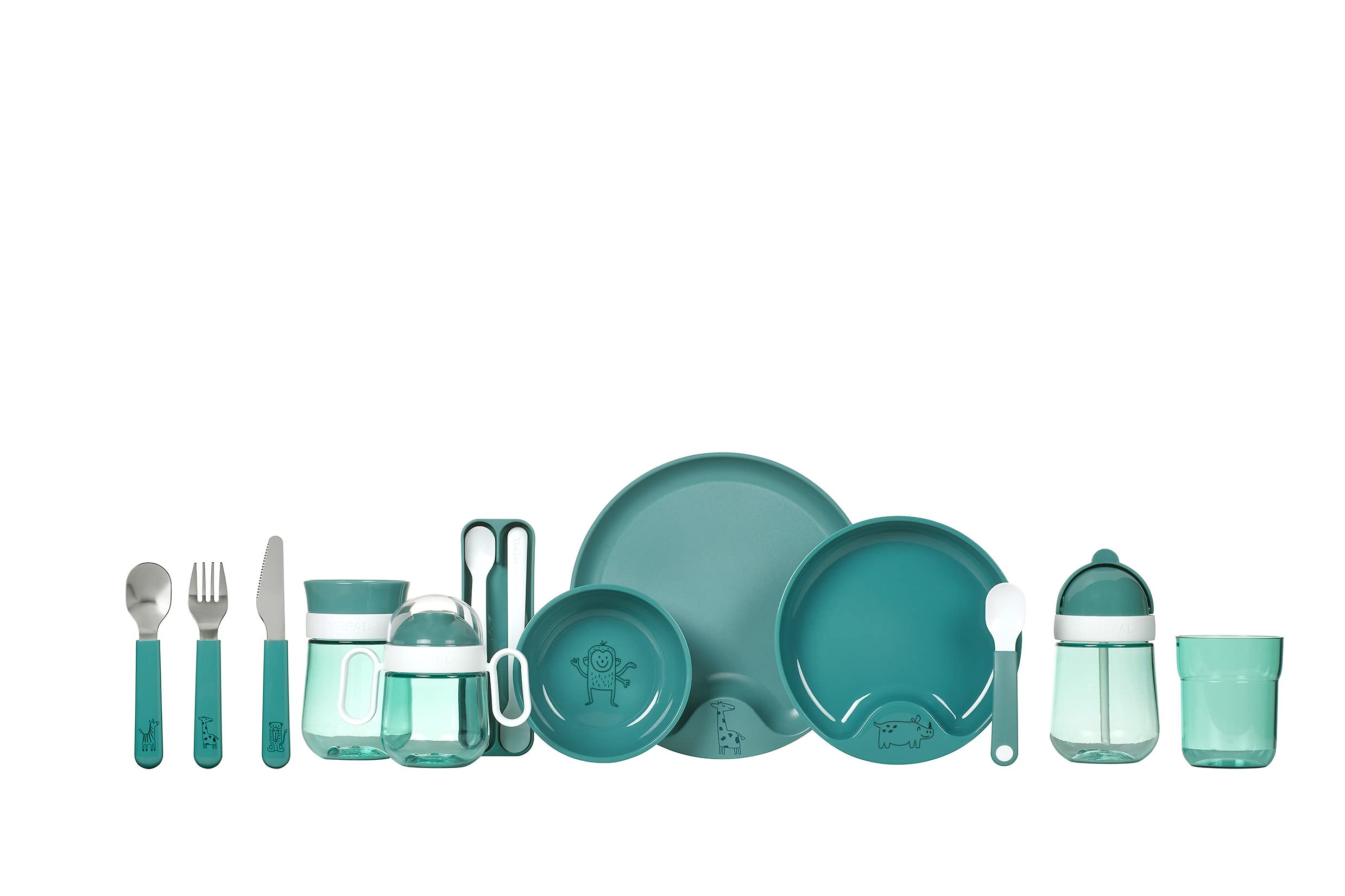 mepal-mio-assiette-d-apprentissage-inclin-e-deep-turquoise image 7