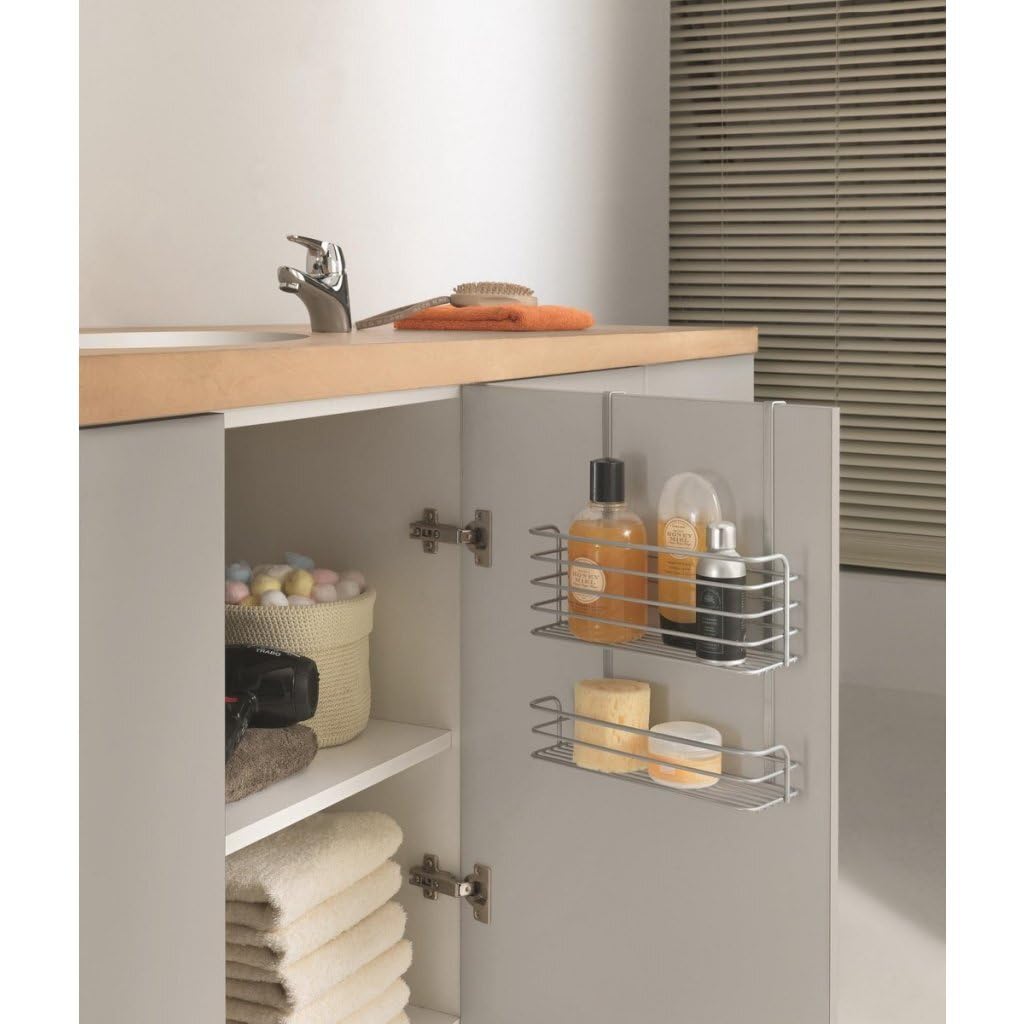 metaltex-oasis-corbeille-double-panier-de-rangement-pour-porte image 2