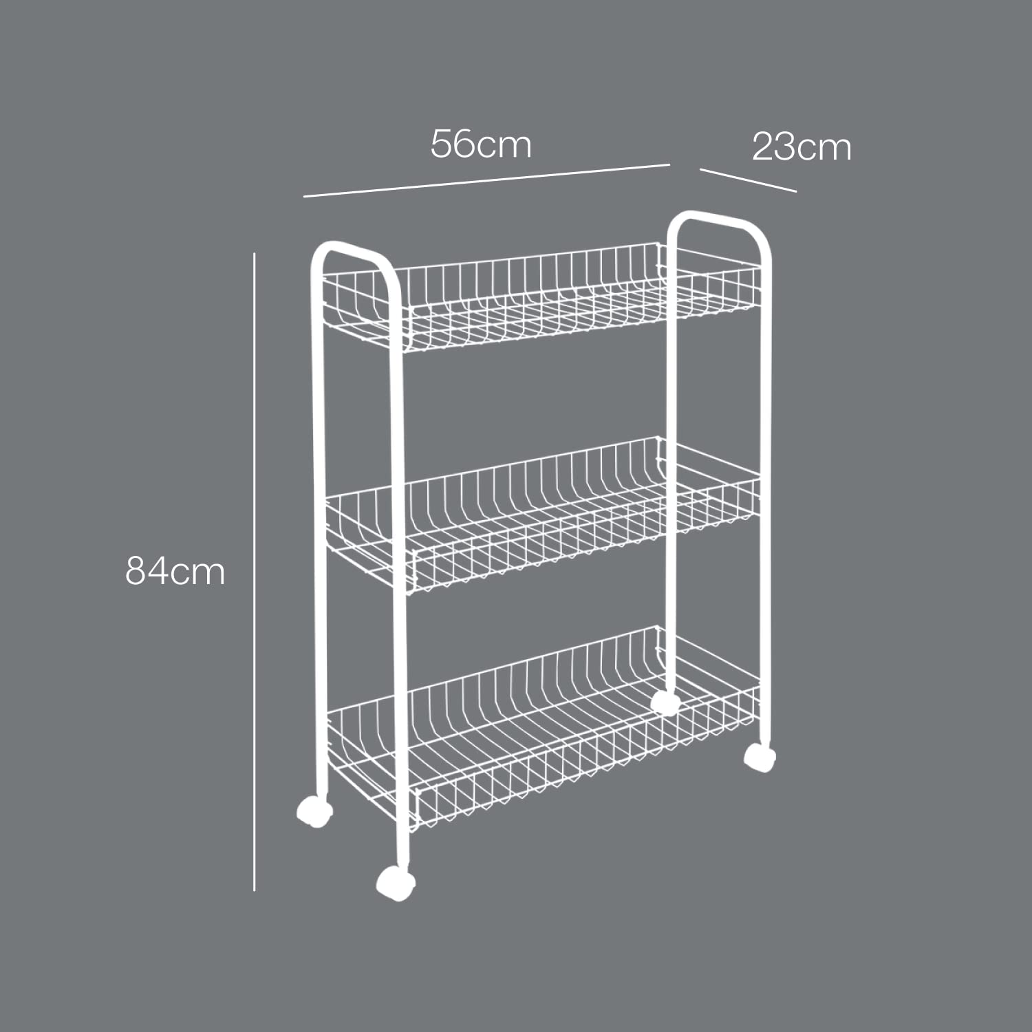 metaltex-slim-deluxe-chariot-multi-usages-3-tages-56-x-23-x-84-cm-polytherm image 4