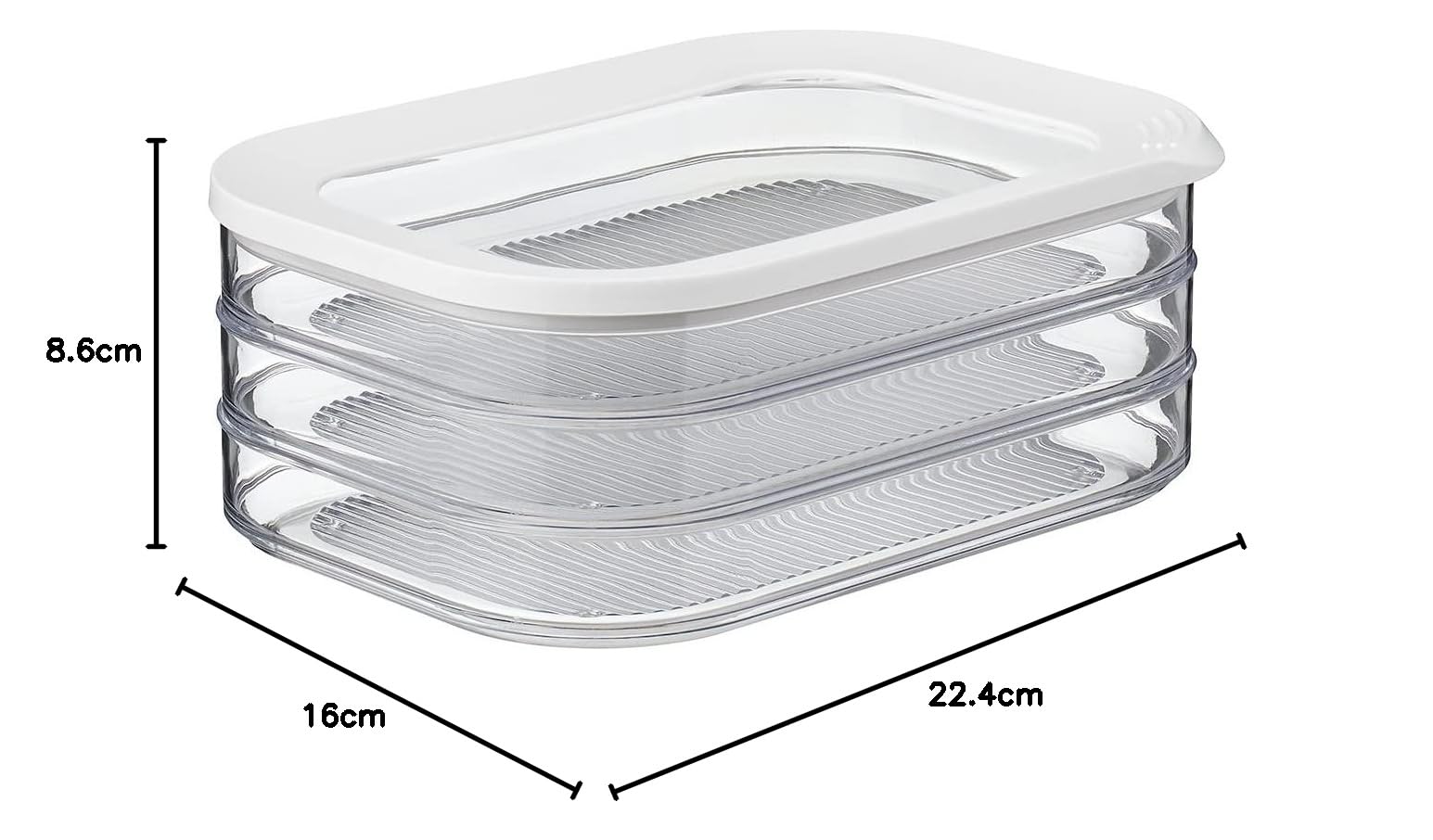 mepal-modula-bo-te-charcuterie-3-tages-blanc-rangement-frigo-herm-tique image 7
