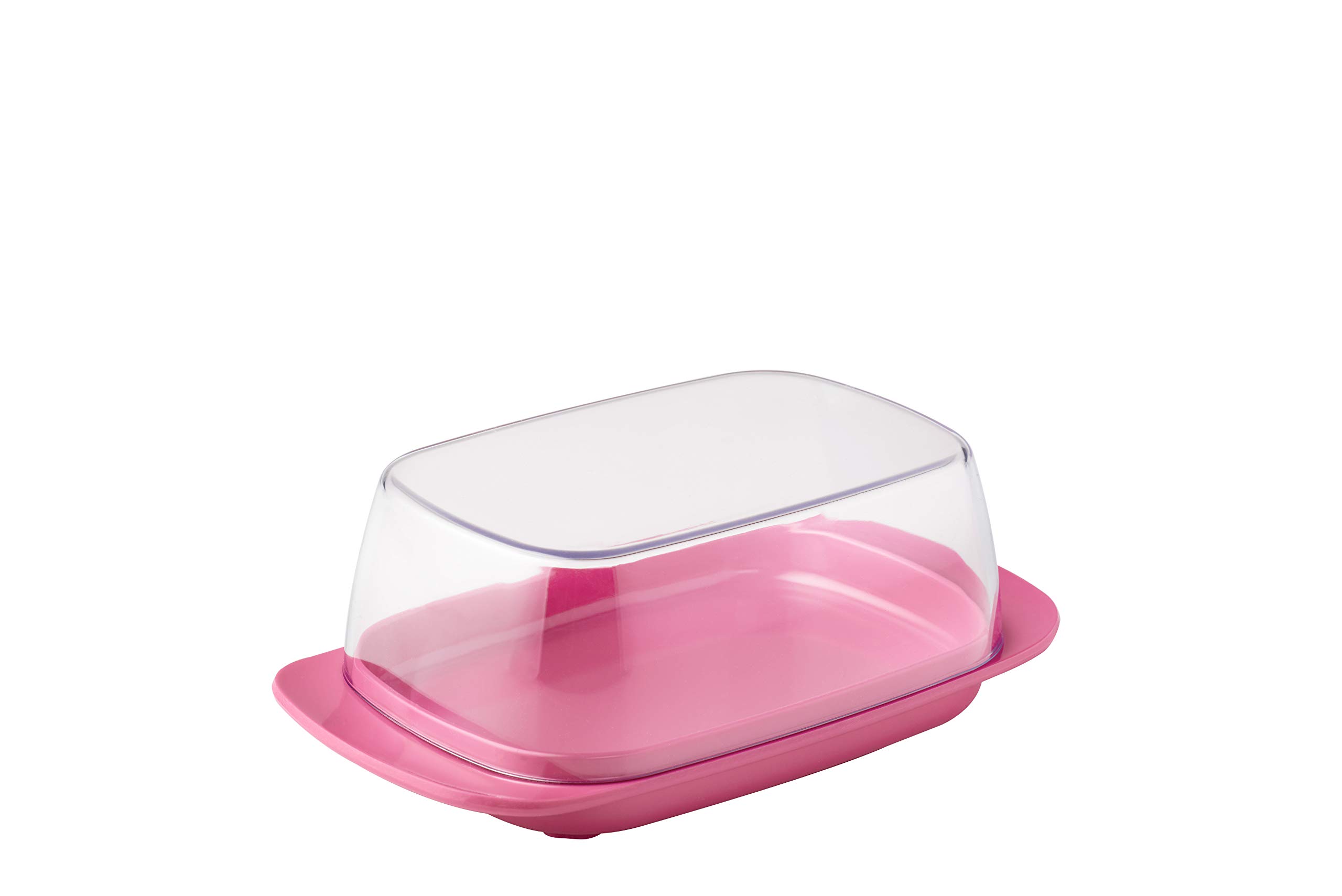 mepal-beurrier-rose-nordique-couvercle-transparent-pour-250-g-m-lamine-san image 1