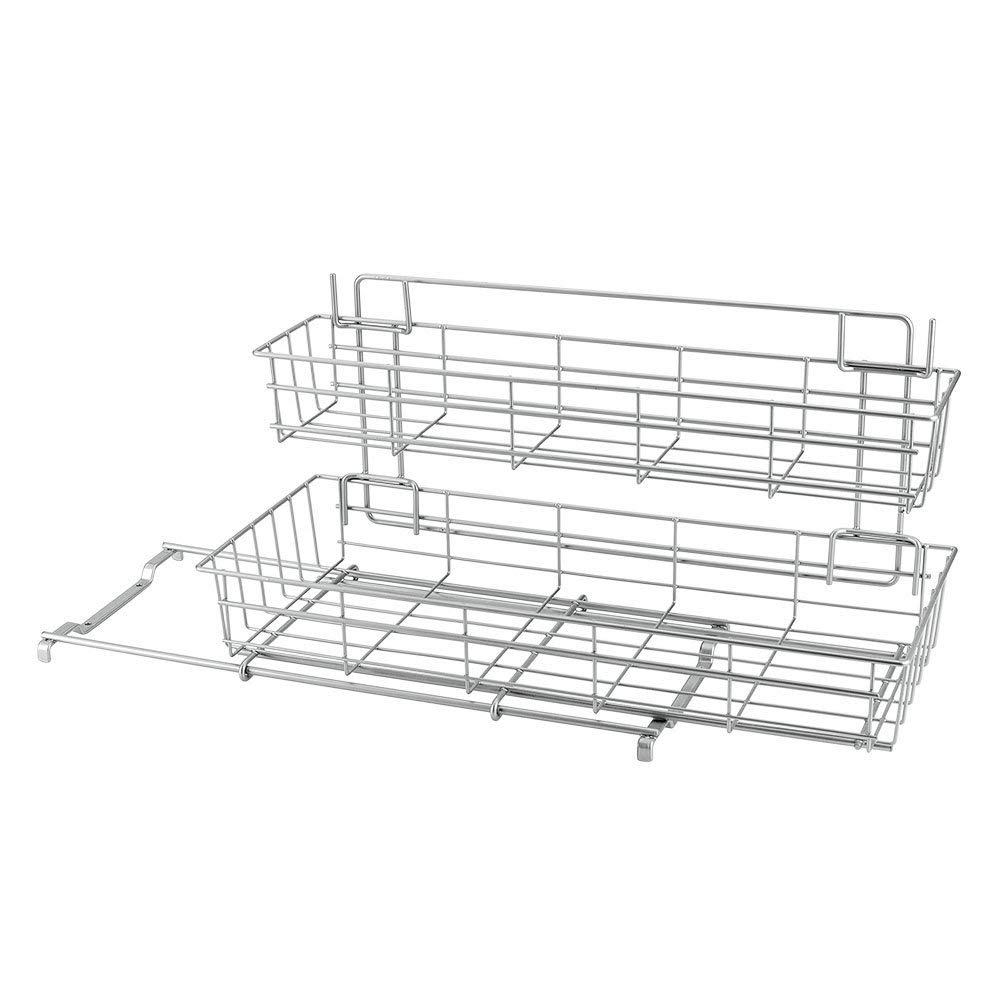 metaltex-limpio-365012-panier-coulissant-multiusage-avec-2-paniers-rev-tement-po image 1