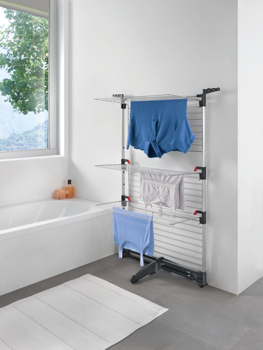 metaltex-s-choir-linge-ciclone-vario-40-m-tres-hauteur-r-glable-aluminium-pliabl image 3