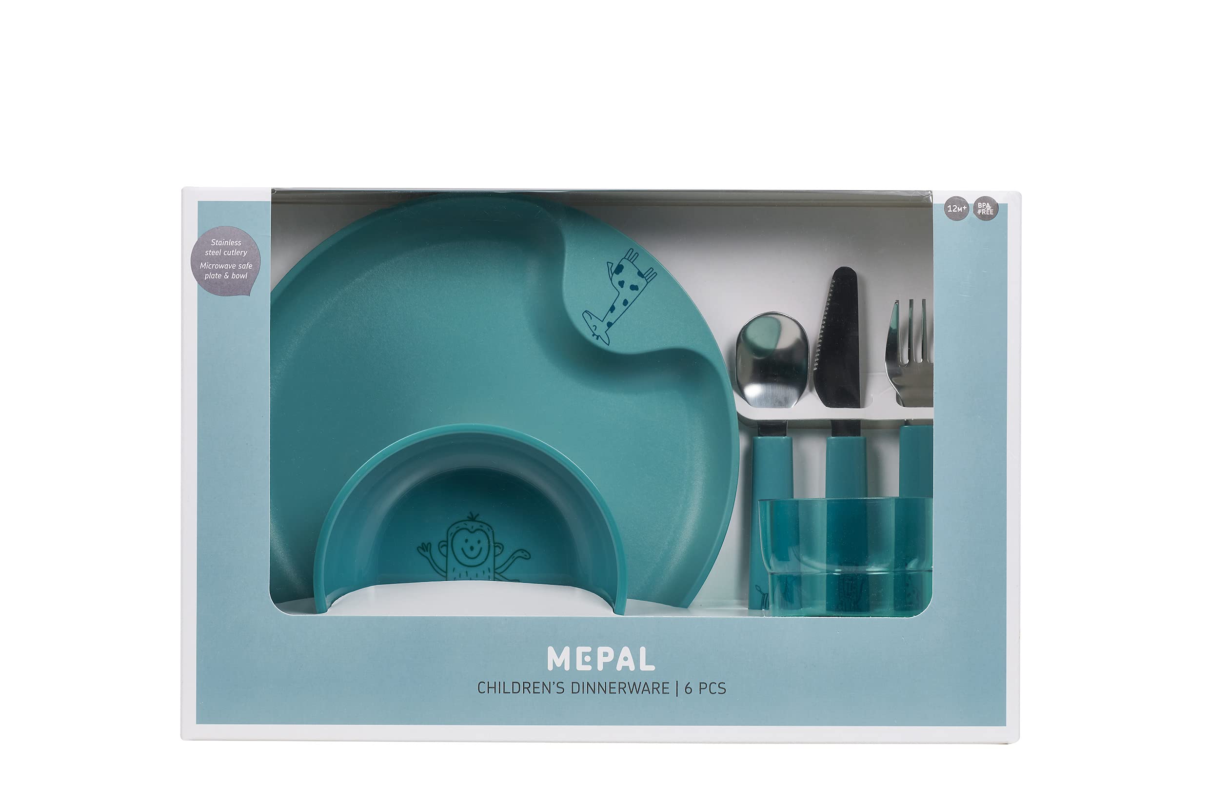 mepal-mio-ensemble-de-vaisselle-enfant-6-pi-ces-deep-turquoise image 2