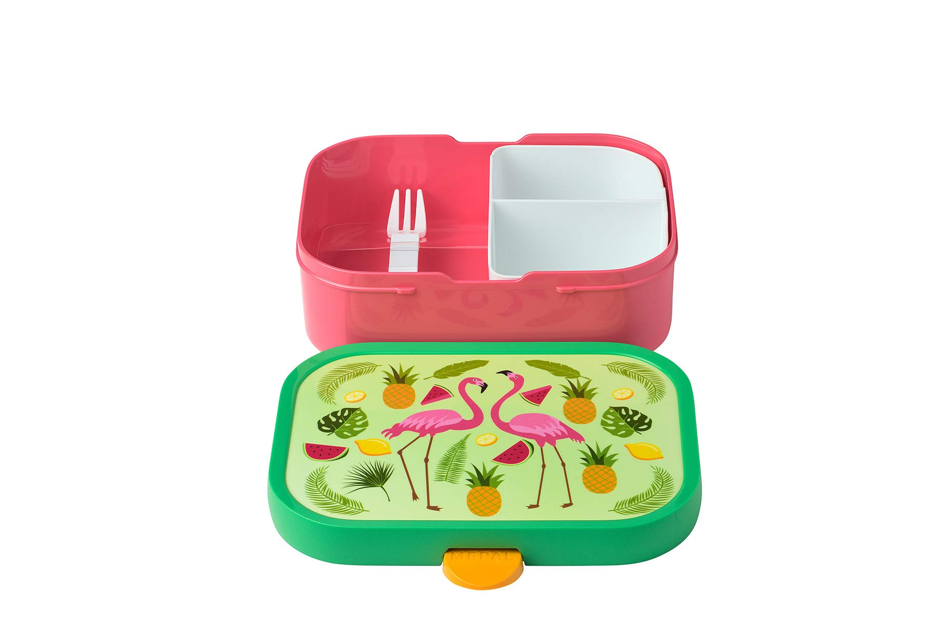 mepal-bo-te-d-jeuner-et-gourde-tropical-flamingo-set image 3
