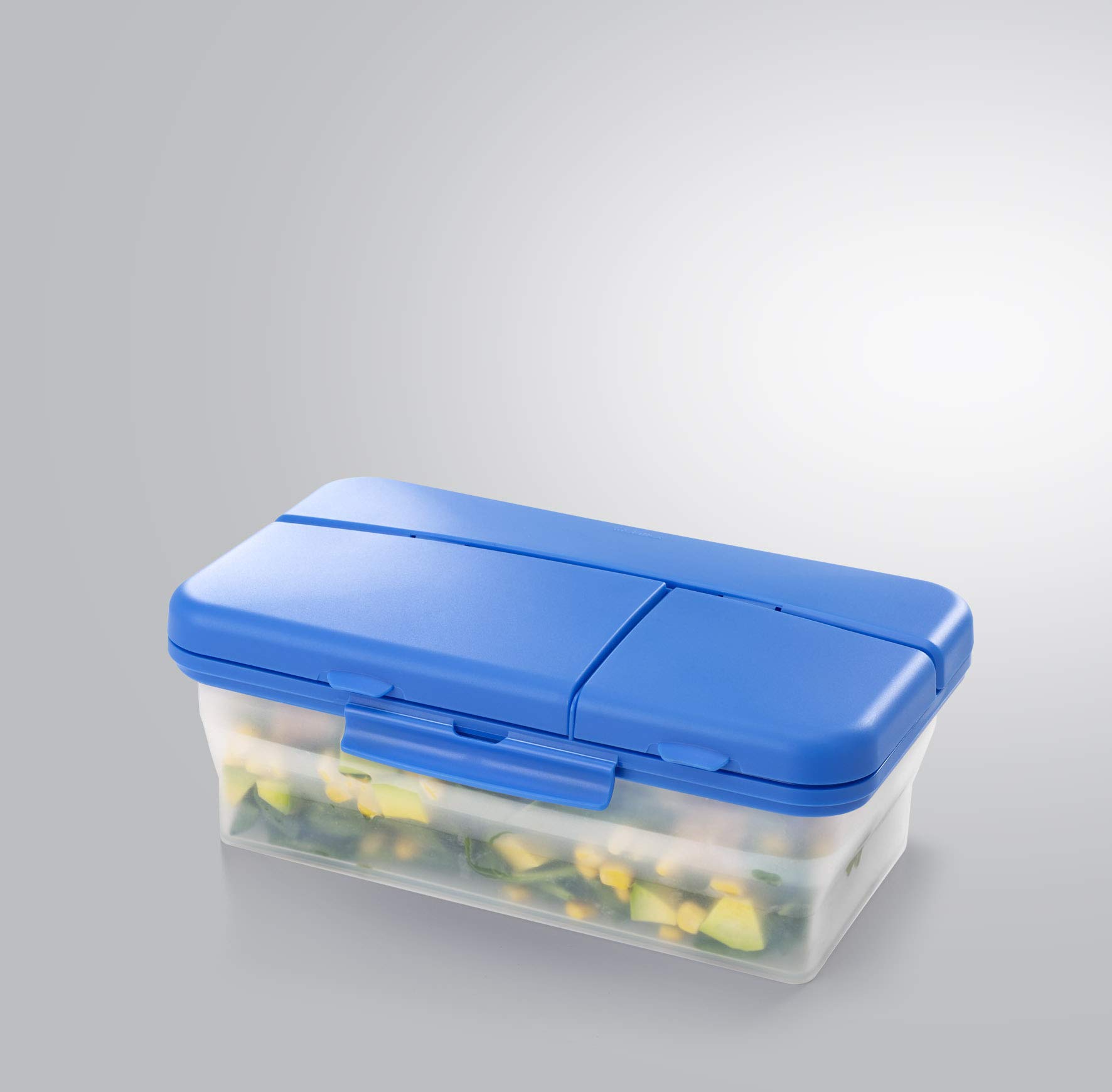 metaltex-lunch-go-lunch-box-rectangulaire-pliable-en-silicone-1-5-l-avec-couverc image 2