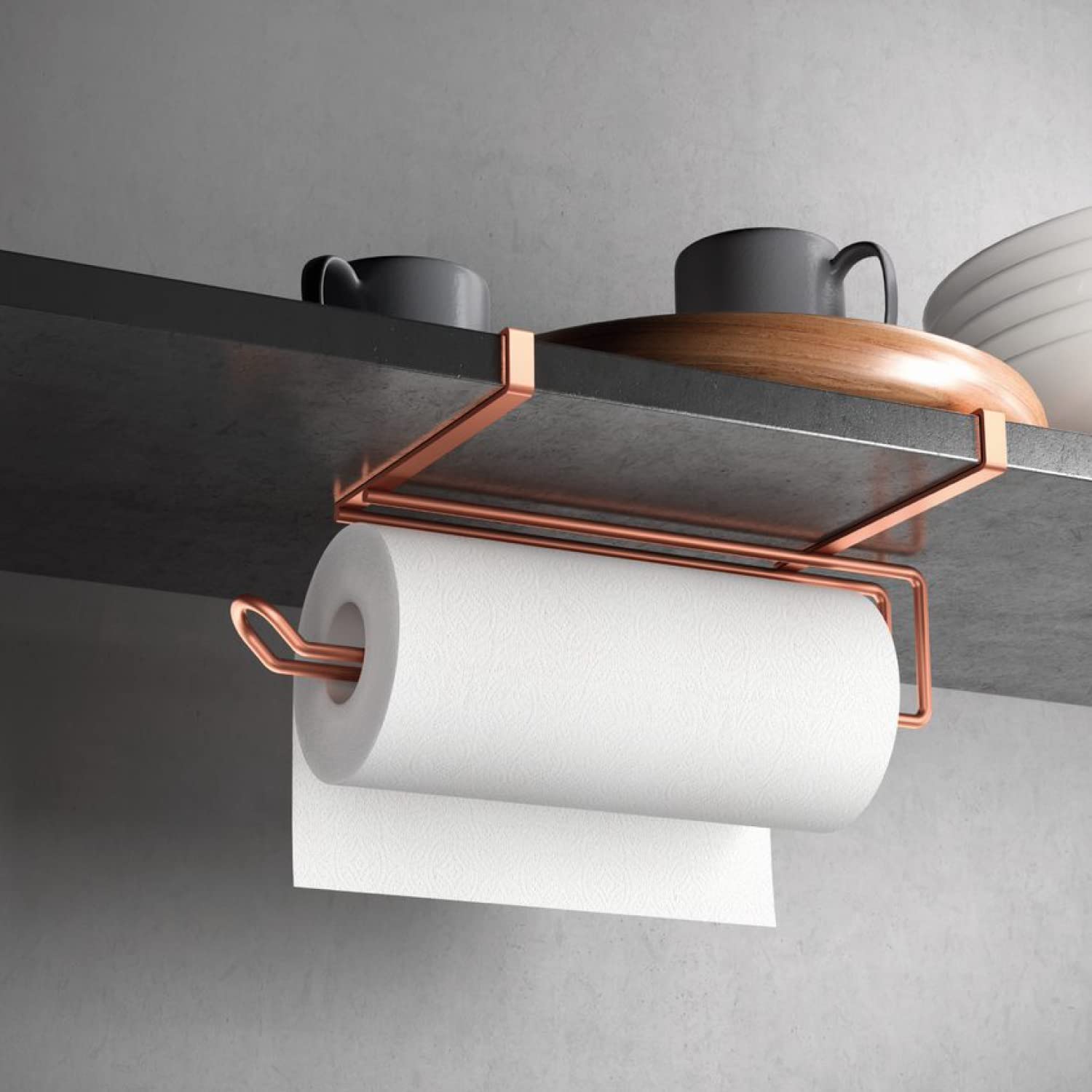 metaltex-porte-essuie-tout-easy-roll-sans-per-age-sous-meuble-polytherm-made-in- image 5