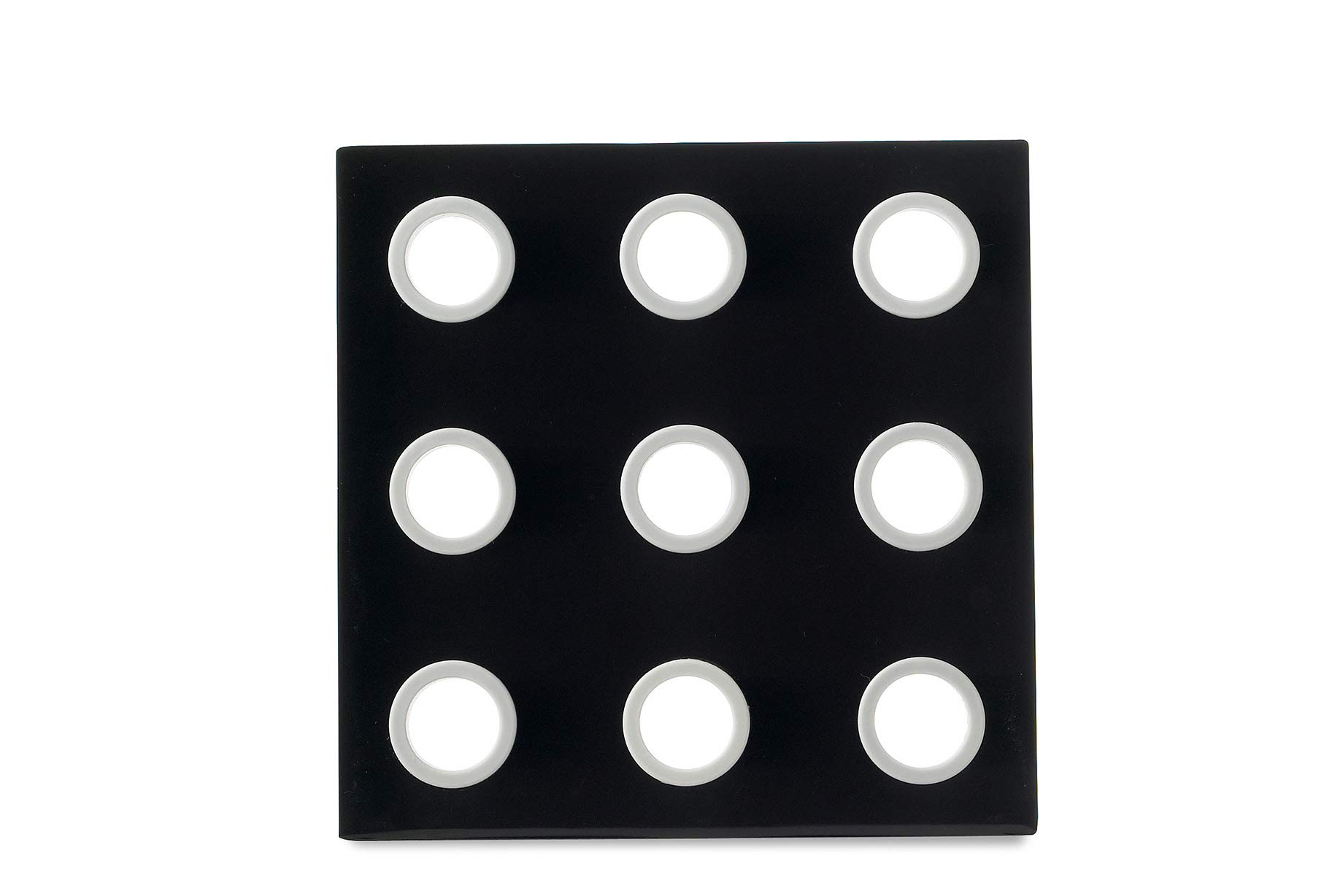 mepal-rosti-domino-dessous-de-plat-en-m-lamine-et-silicone-noir image 1