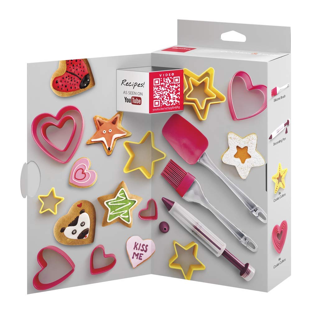 metaltex-set-pour-cookies-14-outils-avec-spatule-pinceau-stylo-d-corateur-et-emp image 1
