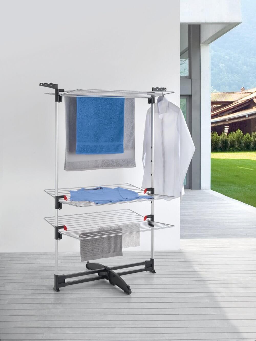 metaltex-s-choir-linge-ciclone-vario-40-m-tres-hauteur-r-glable-aluminium-pliabl image 4