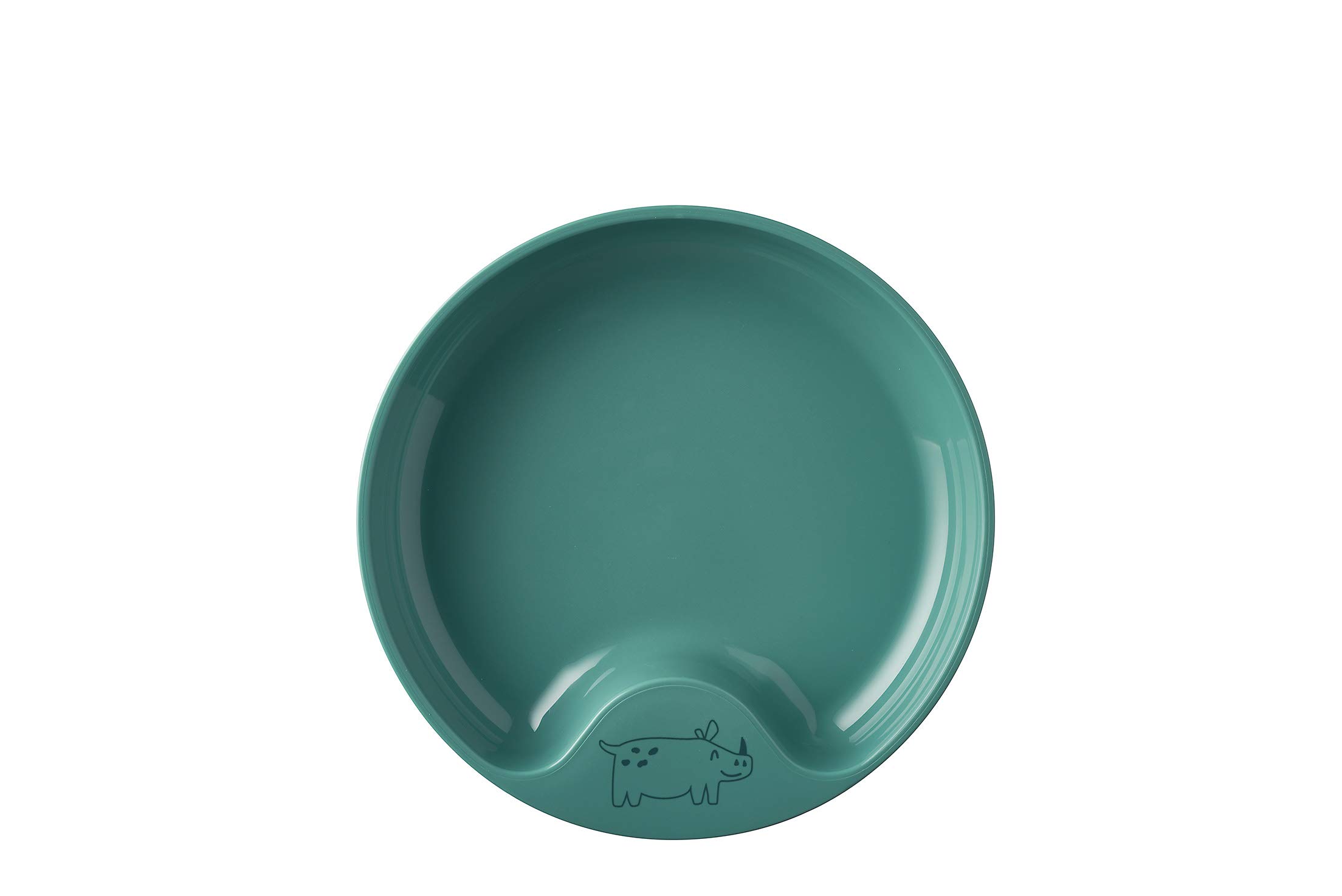 mepal-mio-assiette-d-apprentissage-inclin-e-deep-turquoise image 1