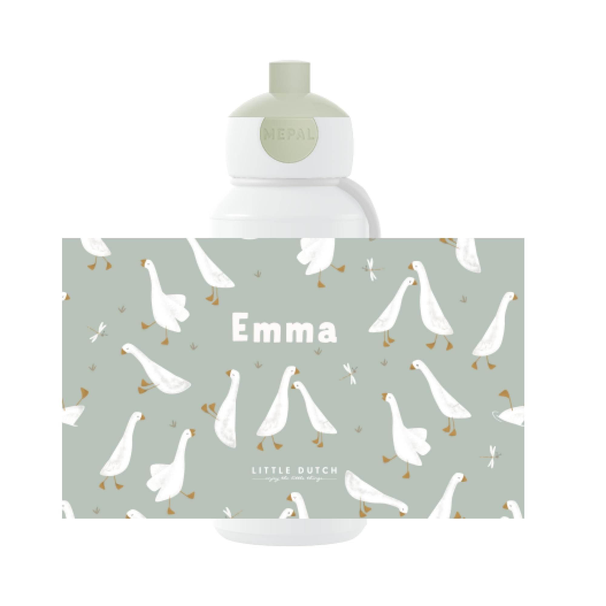mepal-little-dutch-bouteille-d-eau-pop-up-campus-personnalisable-avec-nom-400-ml image 8