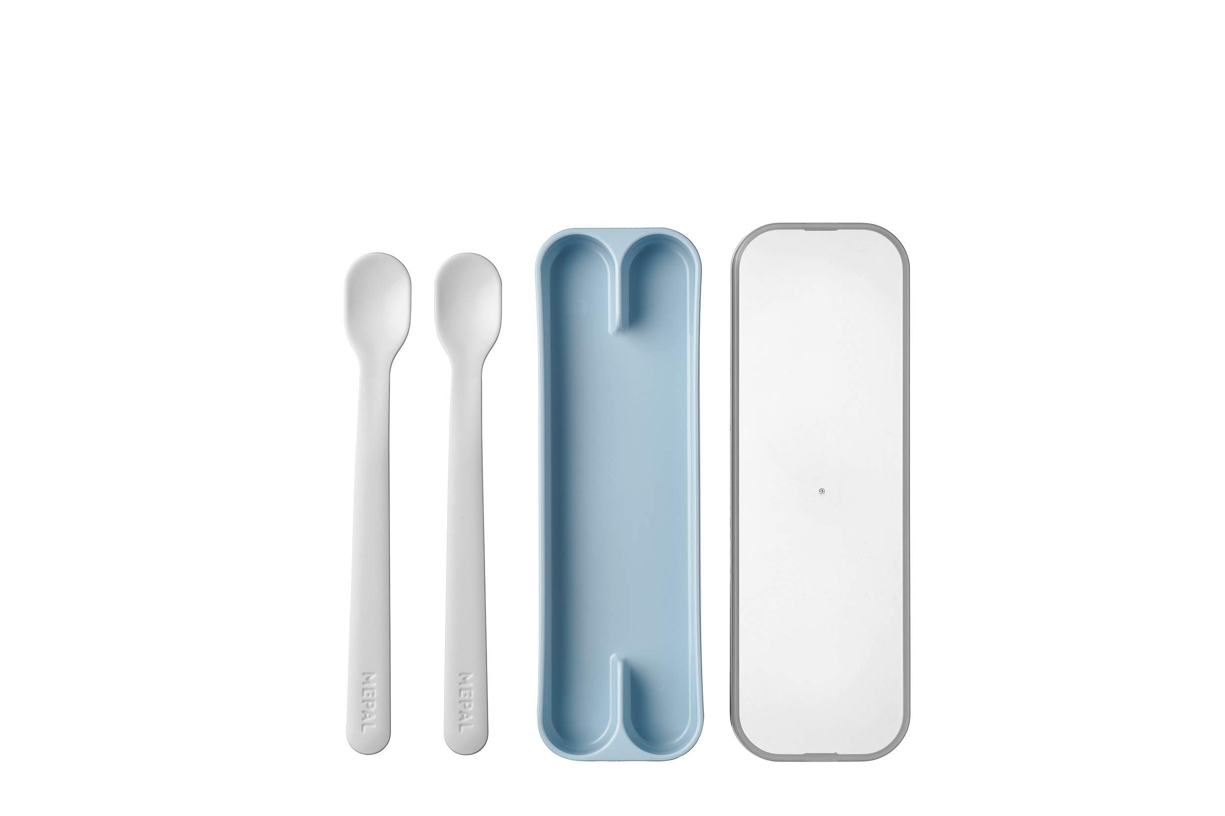 mepal-mio-set-de-2-cuill-res-nourrir-b-b-light-blue image 2