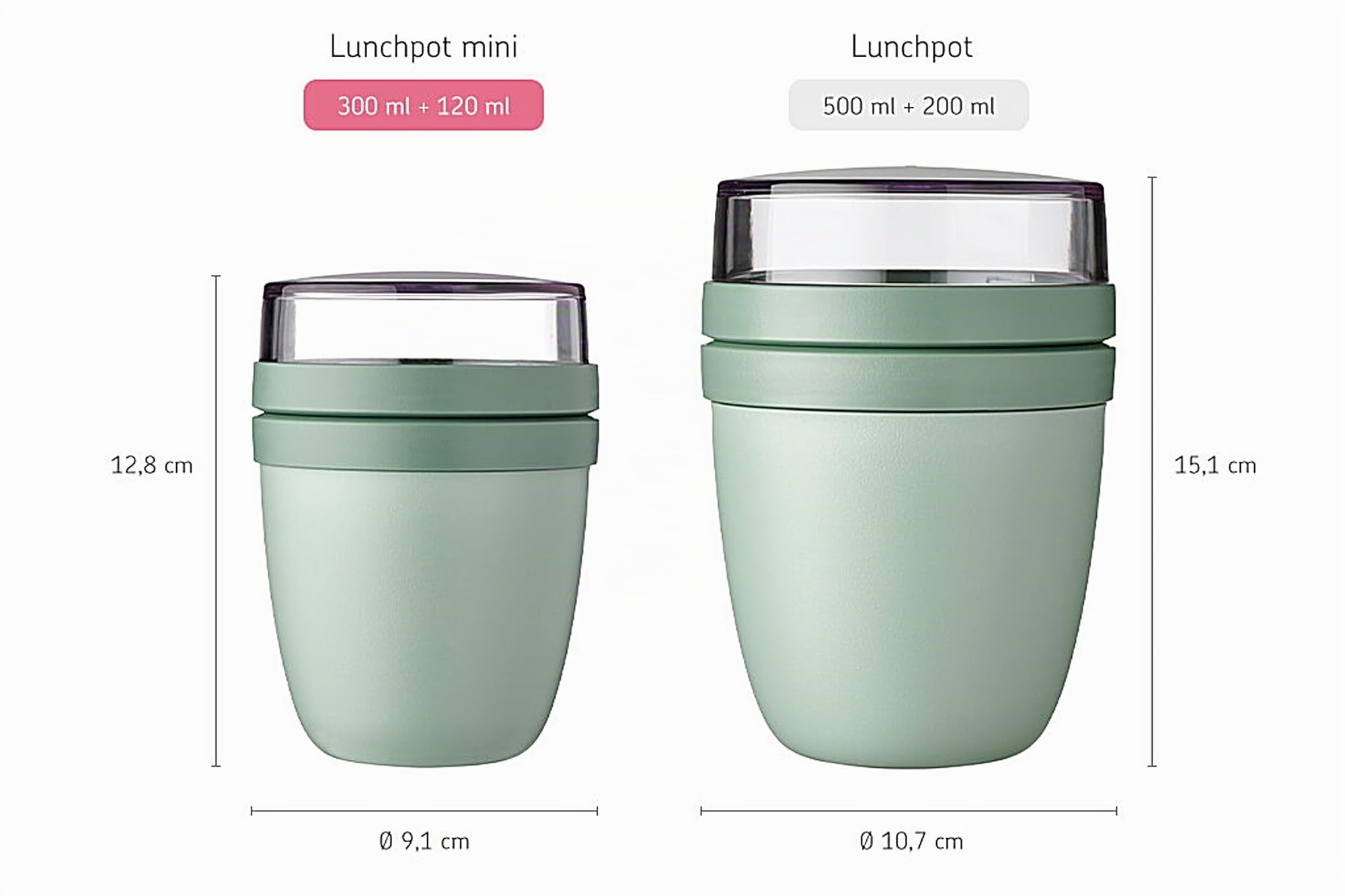 mepal-lunchpot-mini-bol-muesli-emporter-300-ml-120-ml-vivid-mauve image 5