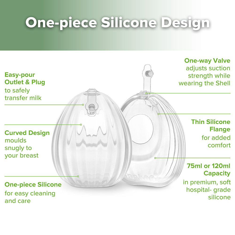 coquille-d-allaitement-haakaa-shell-en-silicone-m-dical-75-ml-120-ml image 4