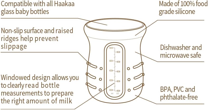 haakaa-housse-de-protection-en-silicone-pour-biberon-en-verre image 4