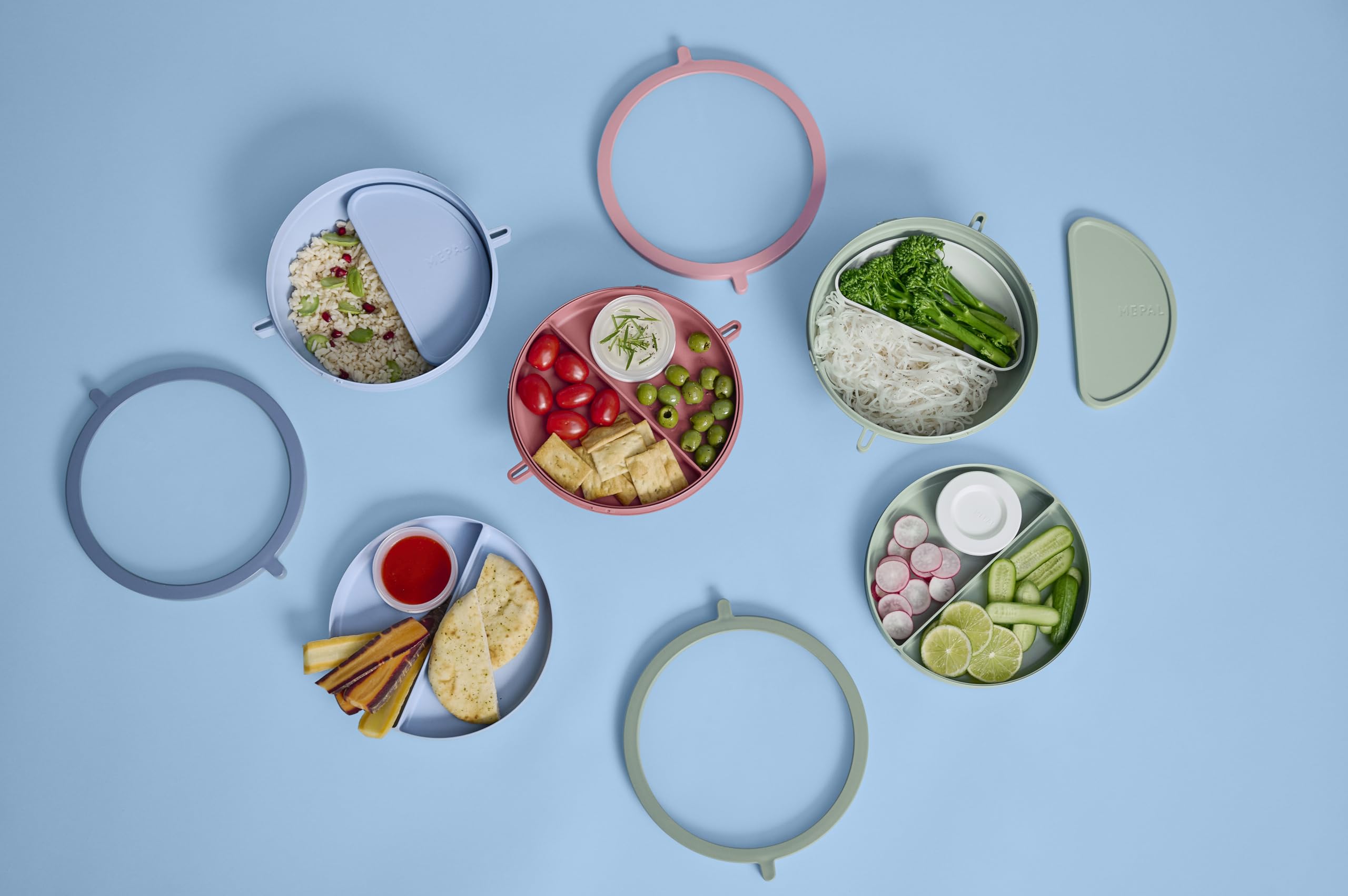 mepal-vita-bol-bento-1500-ml-nordic-blue-bo-te-repas-tanche-5-compartiments image 8