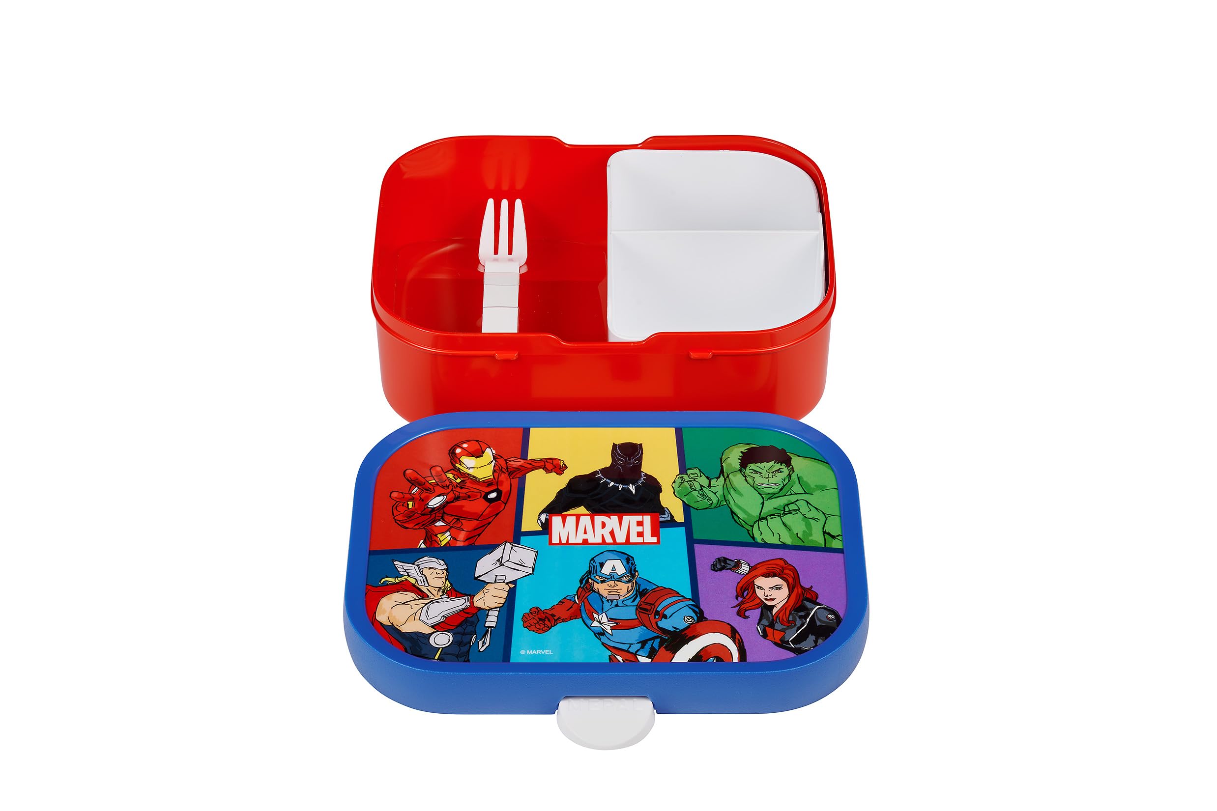 mepal-campus-bo-te-d-jeuner-bento-avengers-750-ml-avec-fourchette image 2
