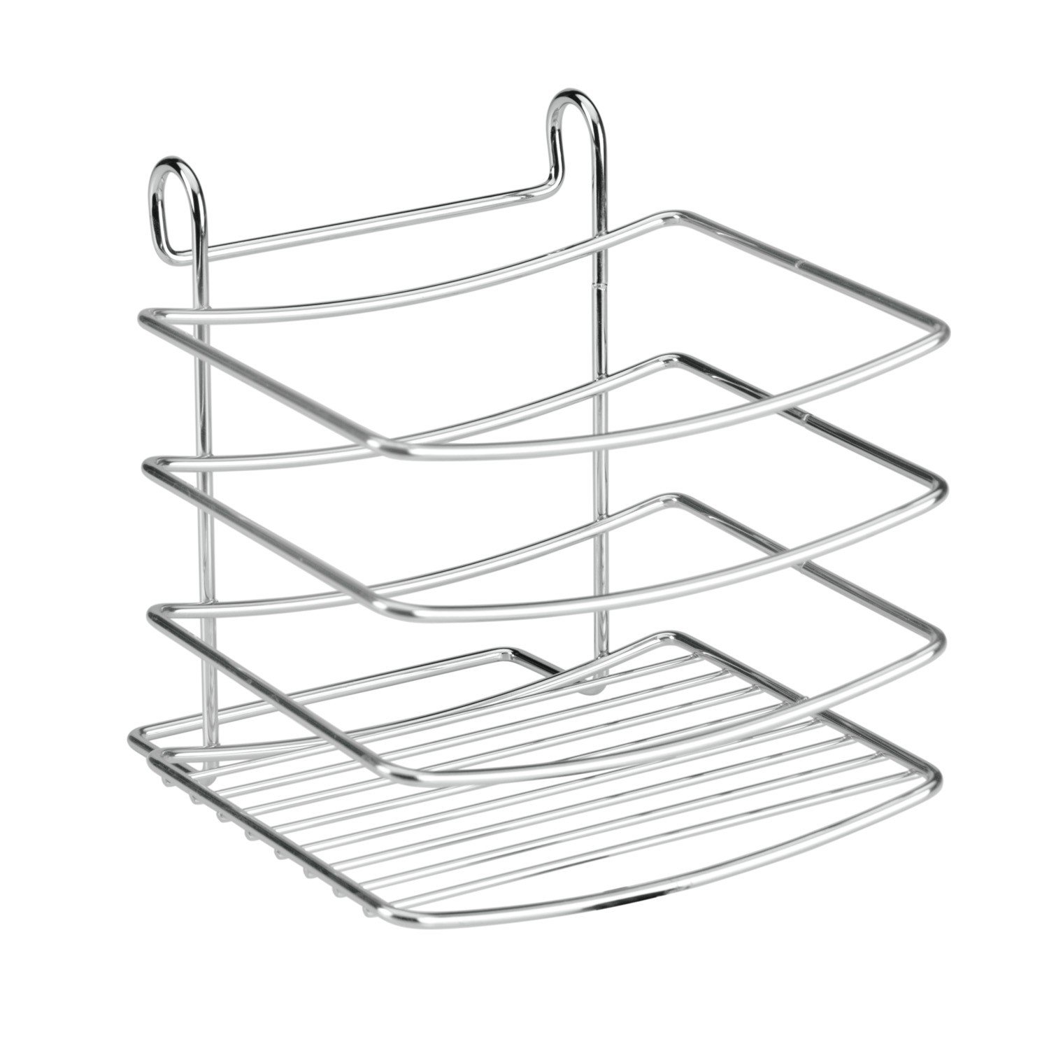 metaltex-malta-tag-re-de-douche-chrom-e-16x17x16-cm-avec-barre-porte-serviettes image 1