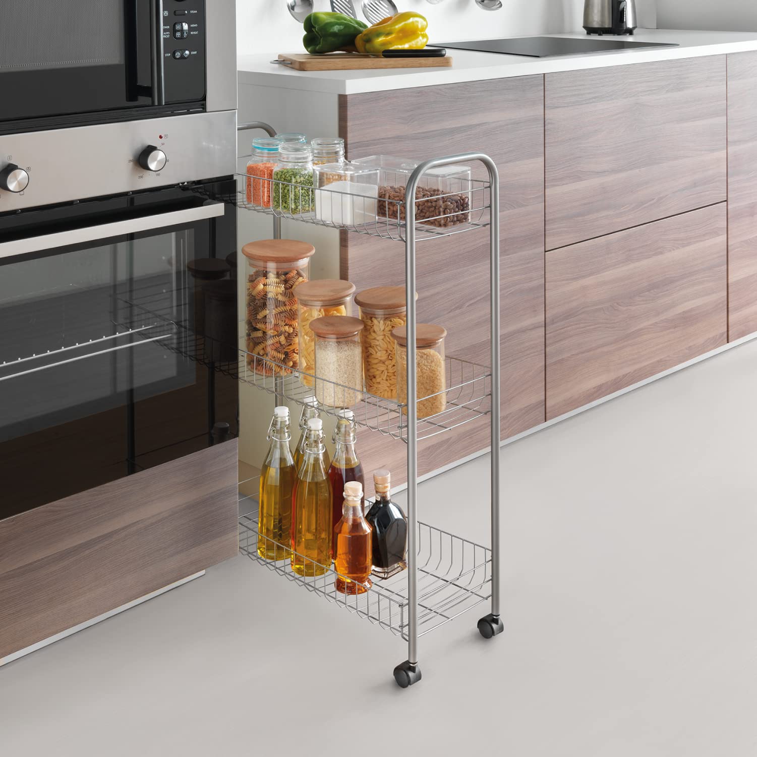 metaltex-slim-deluxe-chariot-multi-usages-3-tages-56-x-23-x-84-cm-polytherm image 8