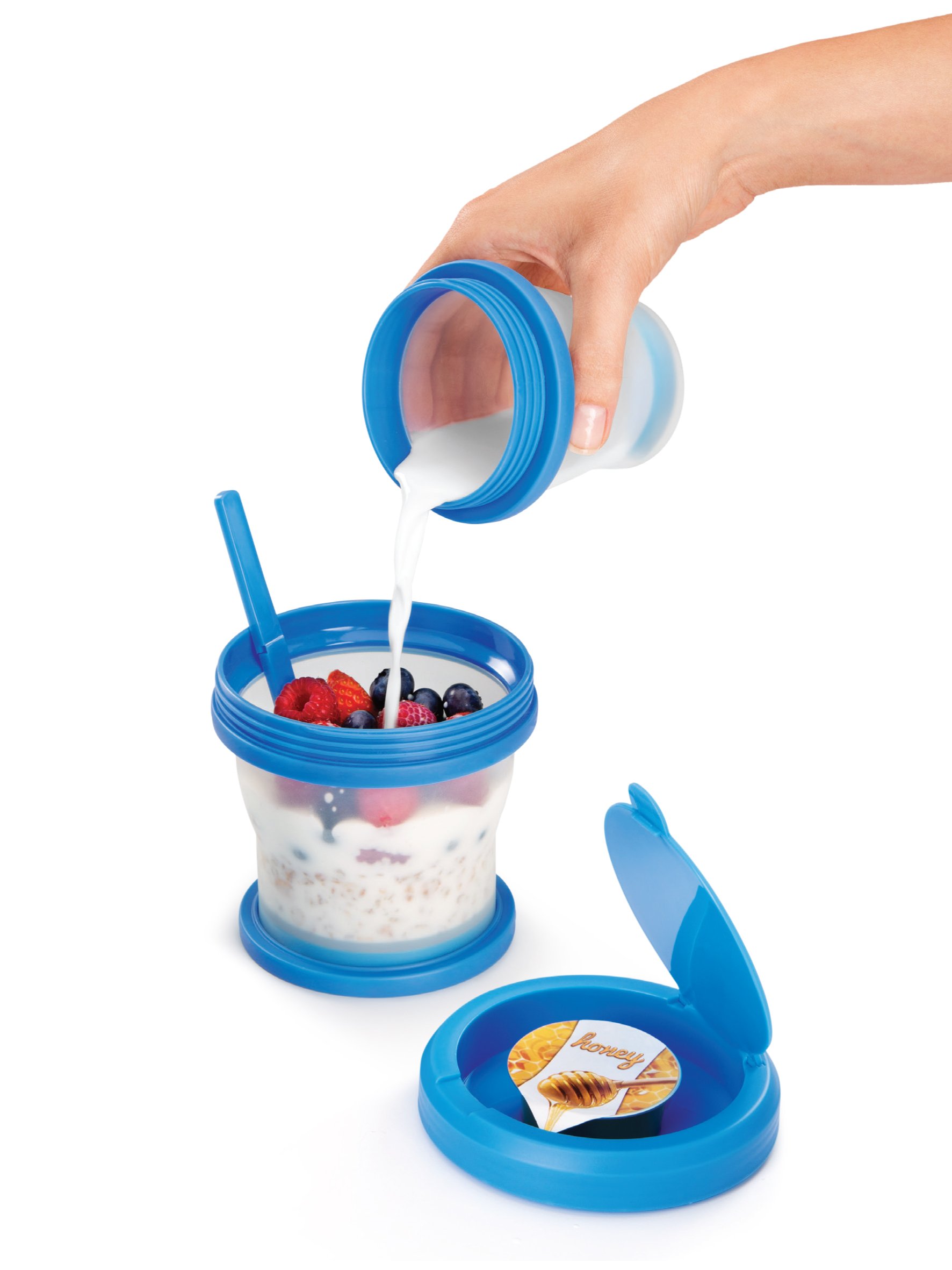 metaltex-snack-go-lunch-box-ronde-pliable-avec-2-compartiments-et-cuill-re-int-g image 2