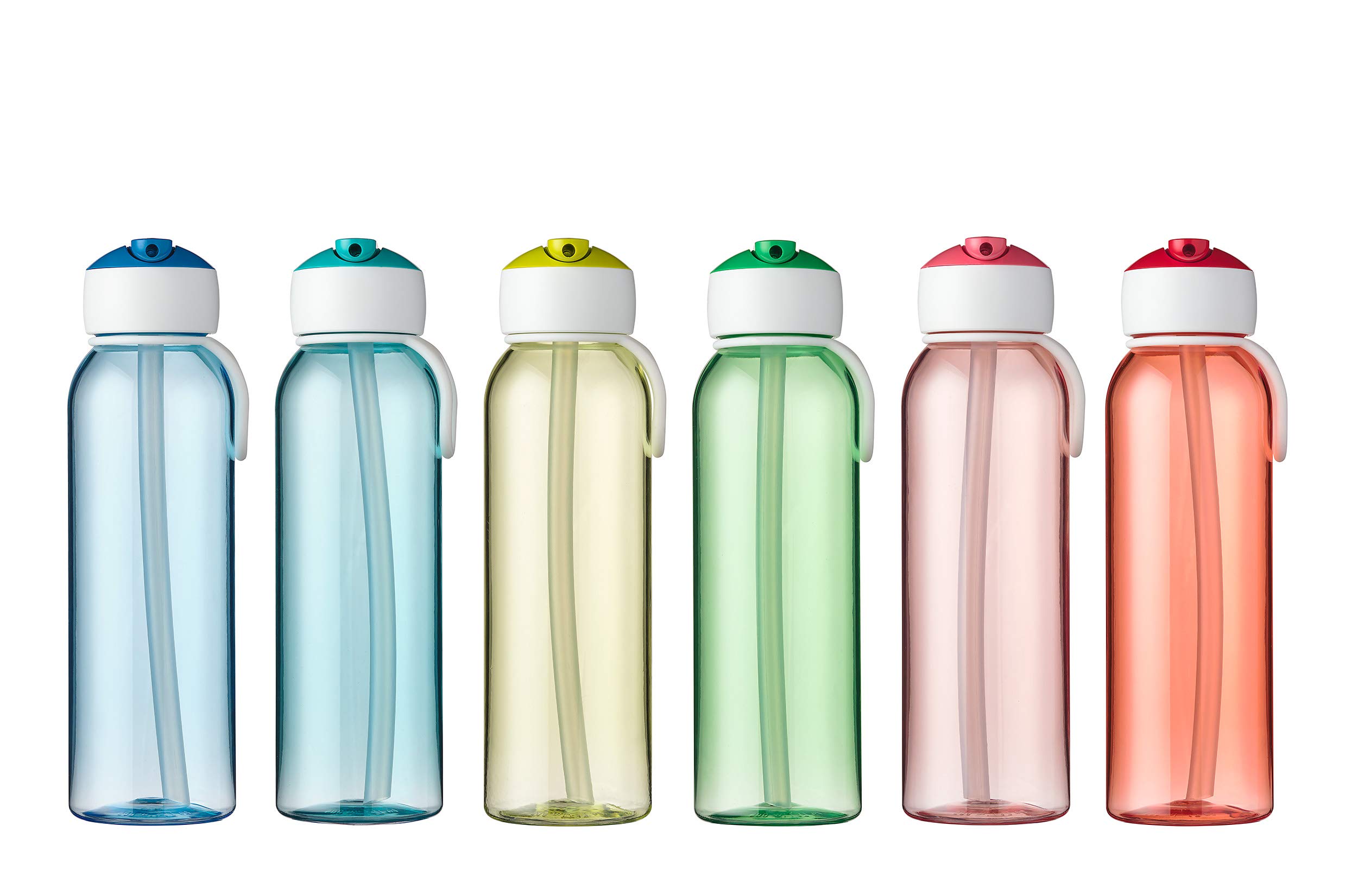 mepal-campus-flip-up-bouteille-d-eau-500-ml-avec-paille-citron-vert image 3