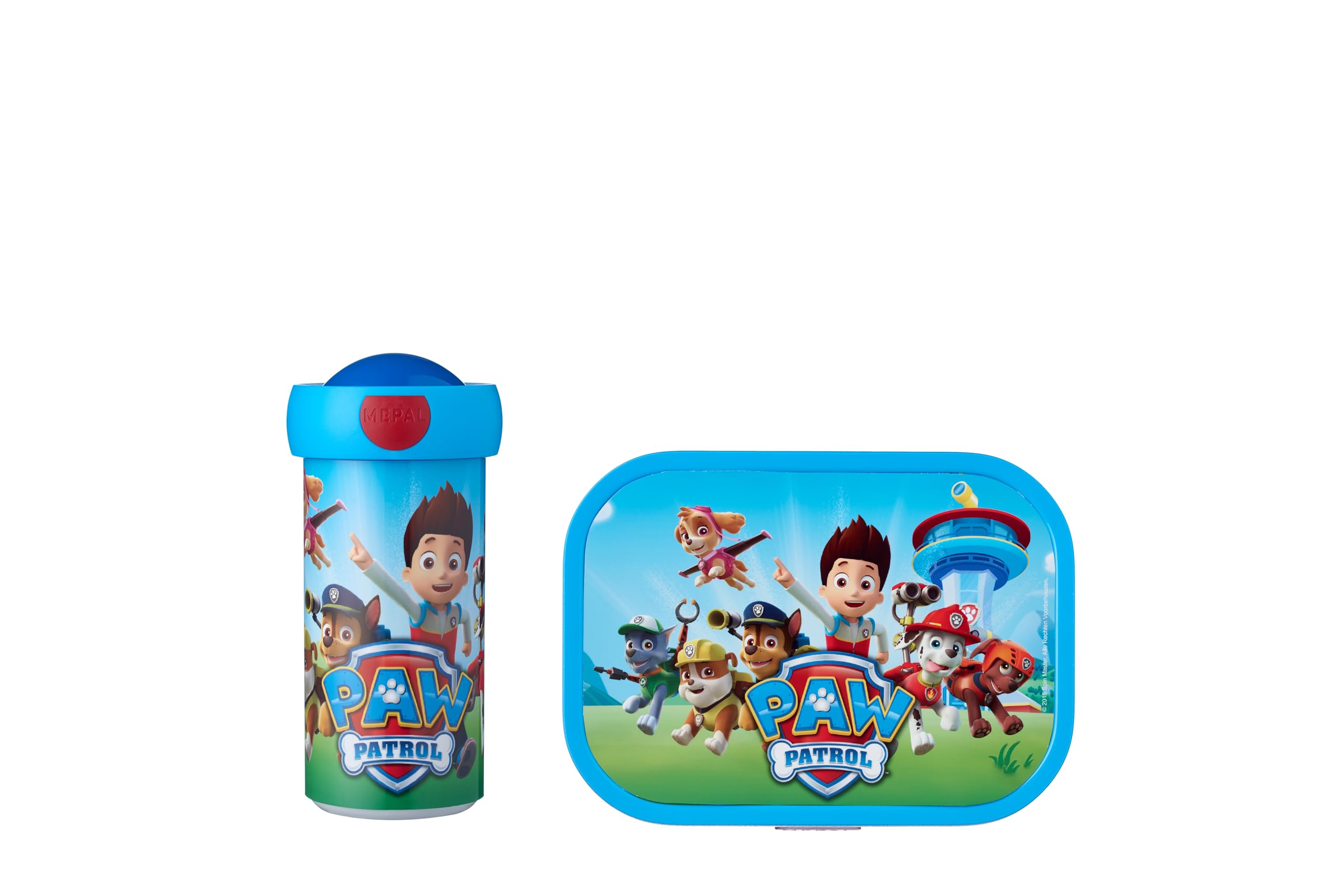 mepal-campus-set-d-jeuner-enfant-avec-tasse-300-ml-et-panier-r-pas-750-ml-paw-pa image 1