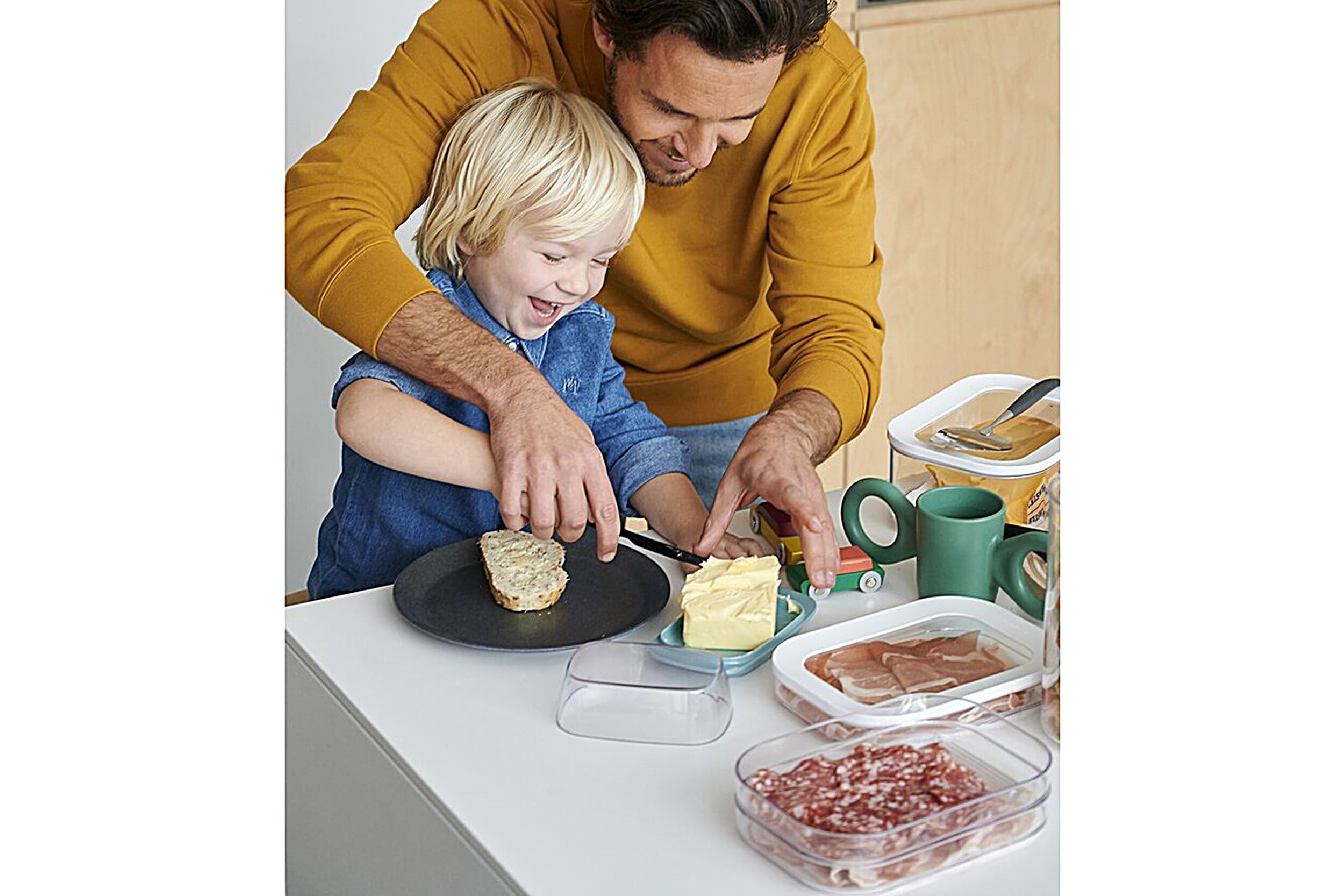 mepal-modula-bo-te-charcuterie-3-tages-blanc-rangement-frigo-herm-tique image 2