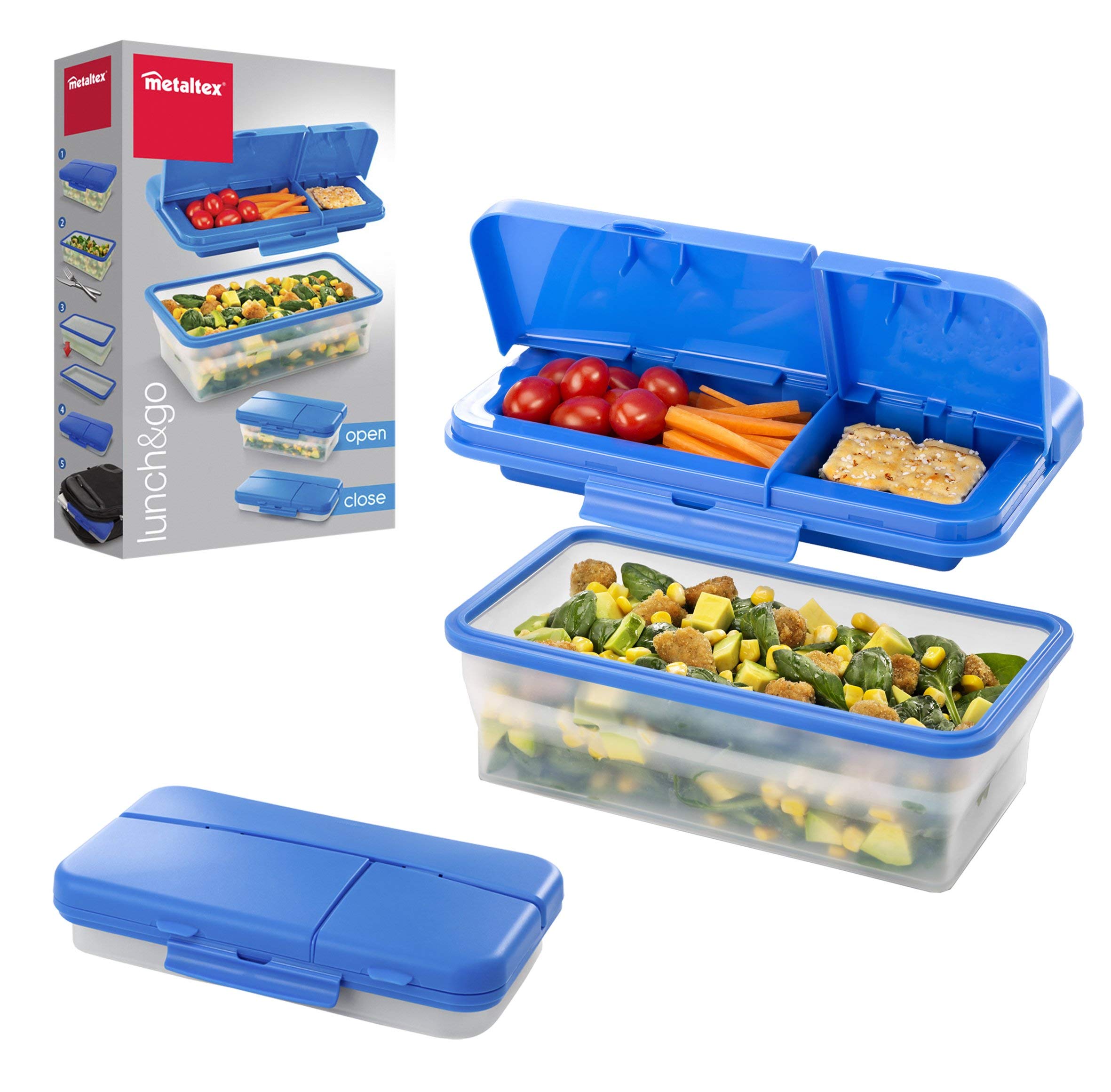 metaltex-lunch-go-lunch-box-rectangulaire-pliable-en-silicone-1-5-l-avec-couverc image 3