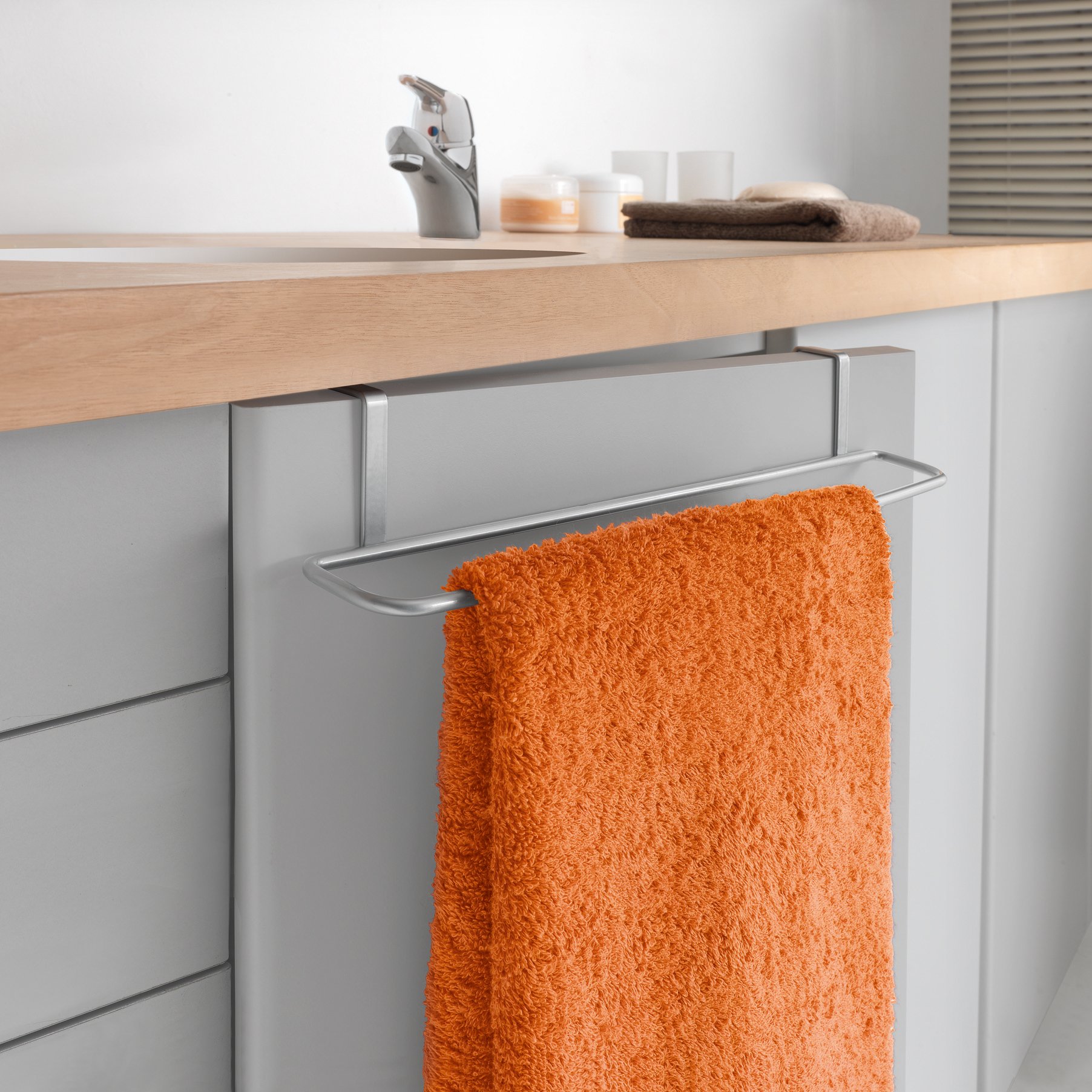 metaltex-barre-de-serviettes-oasis-polytherm-argent-pour-porte image 2