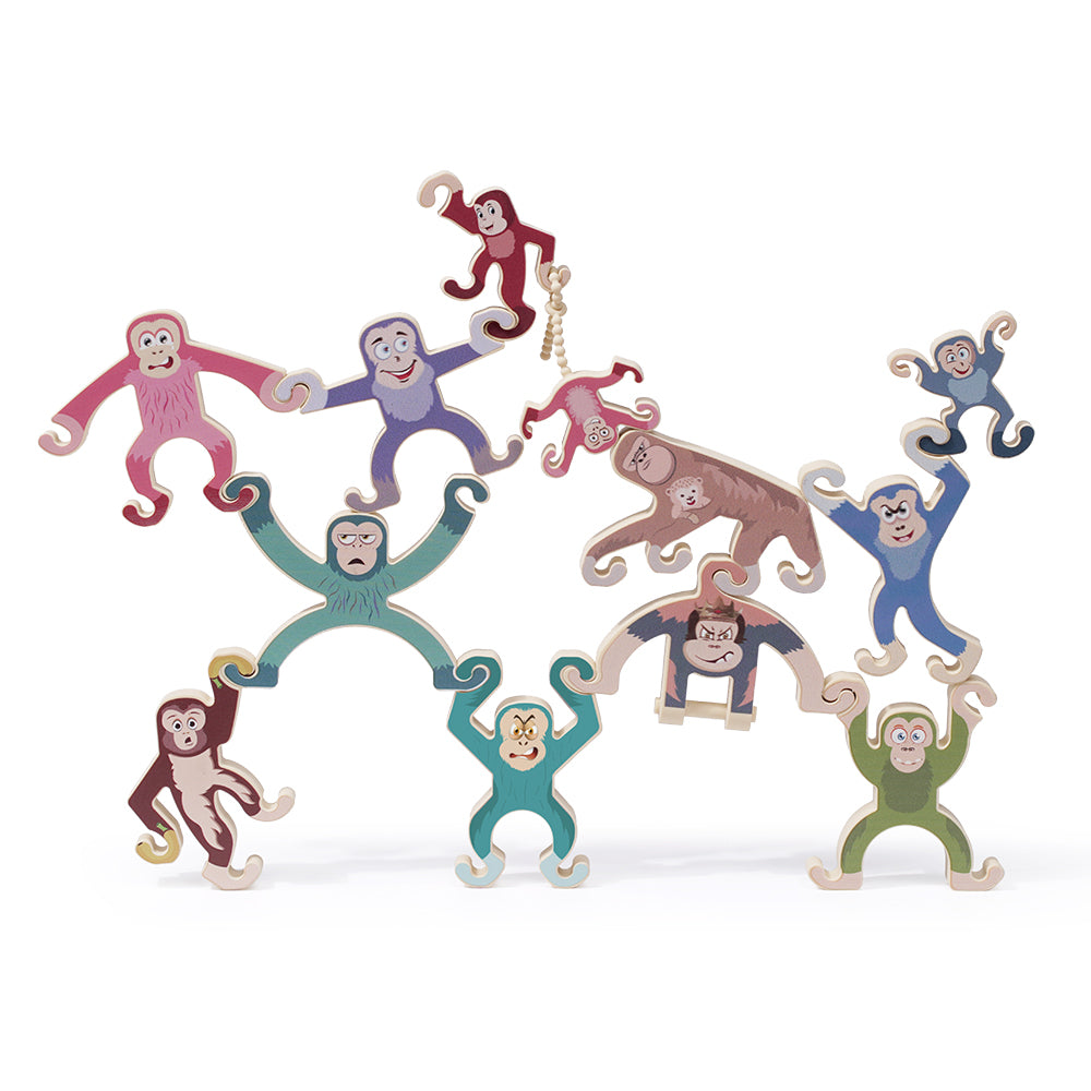 haakaa-cheeky-monkey-tours-empilables-en-silicone image 1