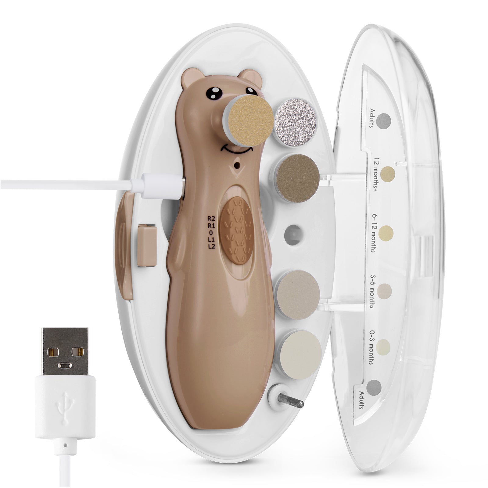 haakaa-happii-bear-coupe-ongles-lectrique-rechargeable-pour-b-b image 7