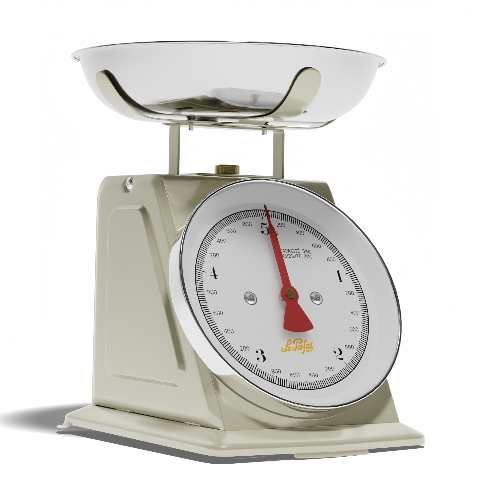 balance-m-canique-grise-le-parfait-5-kg-20-kg-bol-inox-amovible image 1