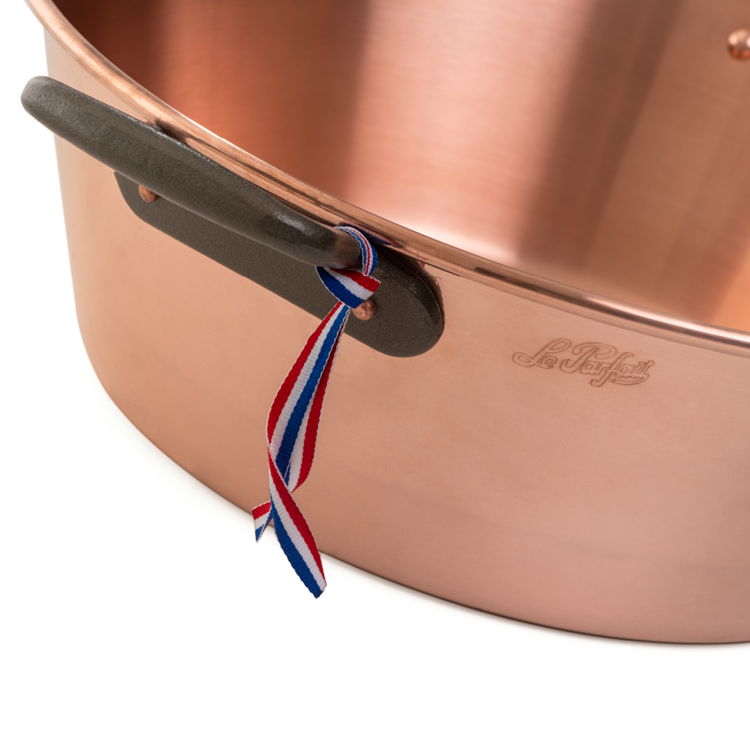 bassine-en-cuivre-massif-38-cm-le-parfait-les-essentiels image 2