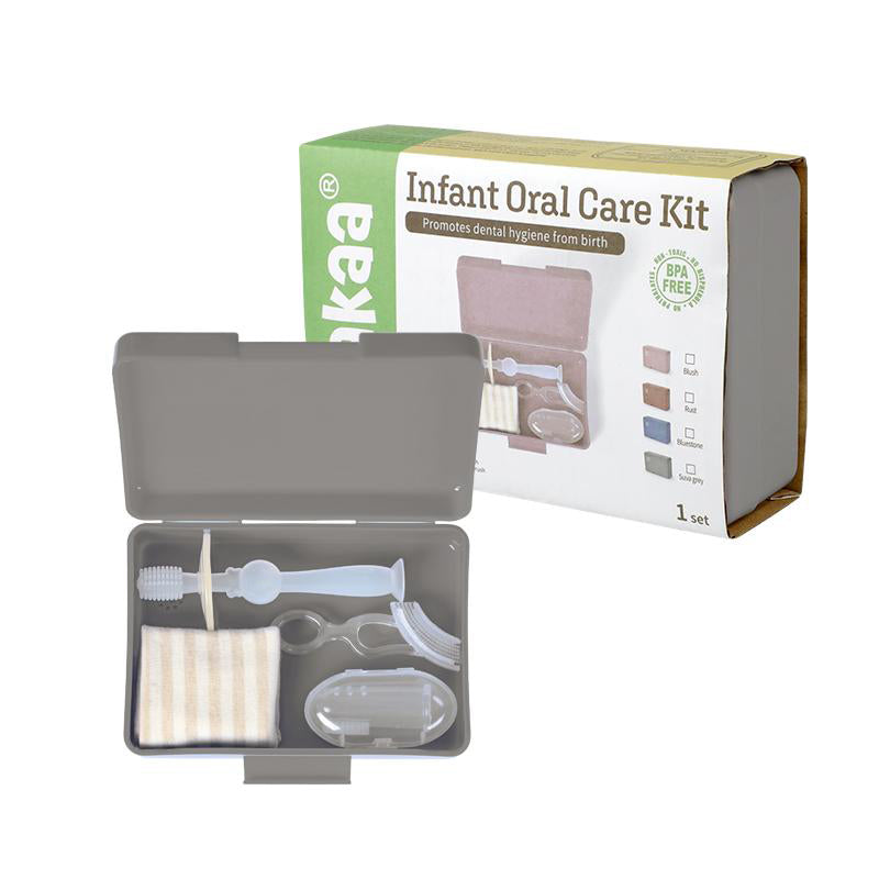 set-de-soins-buccaux-enfant-haakaa-brosse-dents-et-gencives image 6
